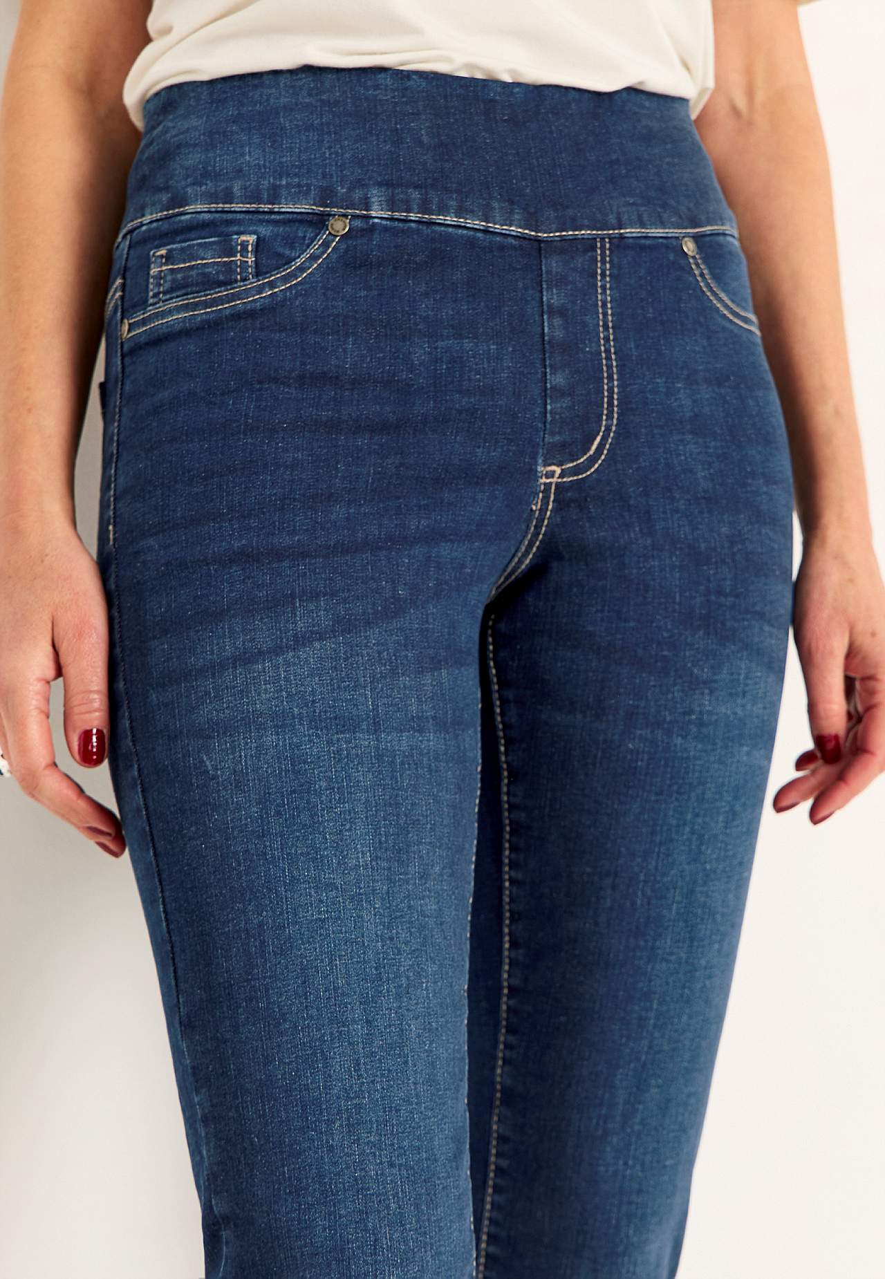 Super bequeme Knöcheljeans aus Denim