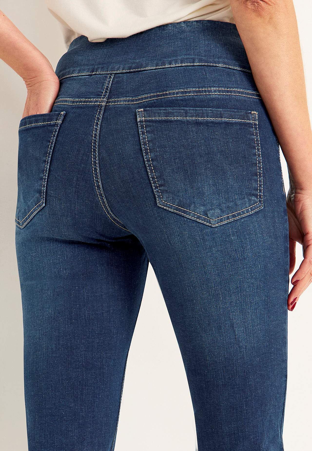 Super bequeme Knöcheljeans aus Denim