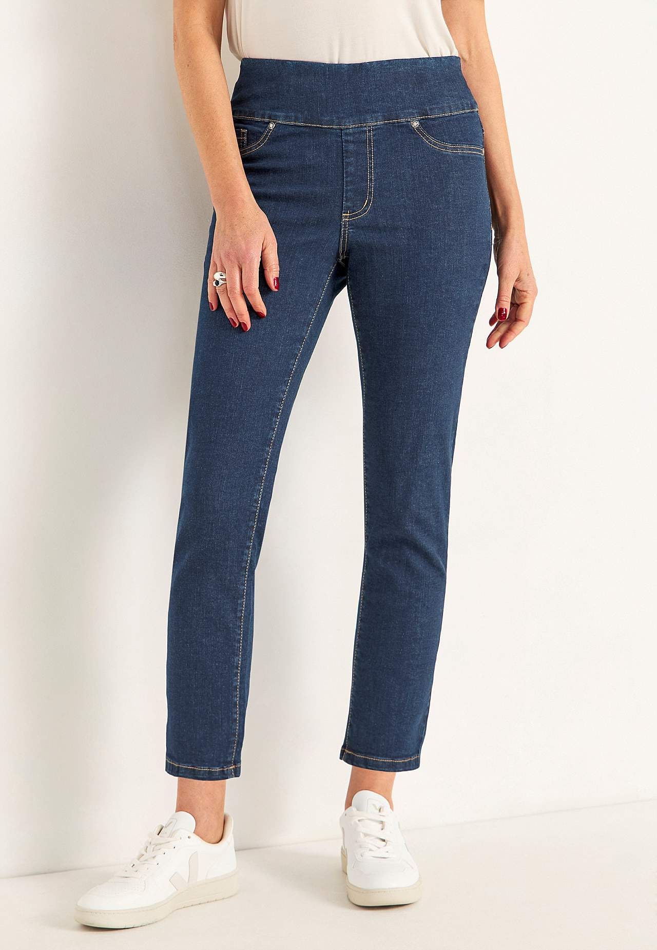 Super bequeme Knöcheljeans aus Denim