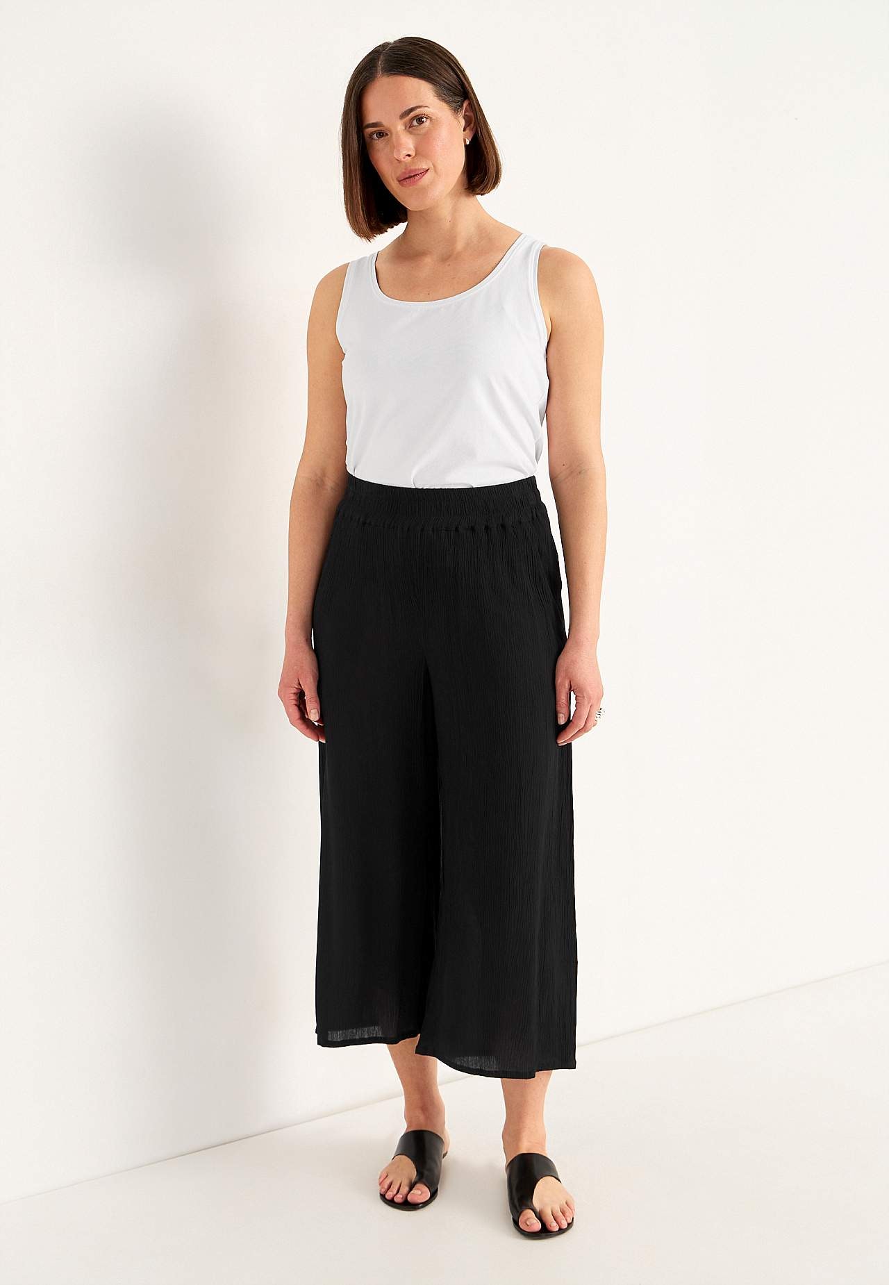 Culotte aus Krepp