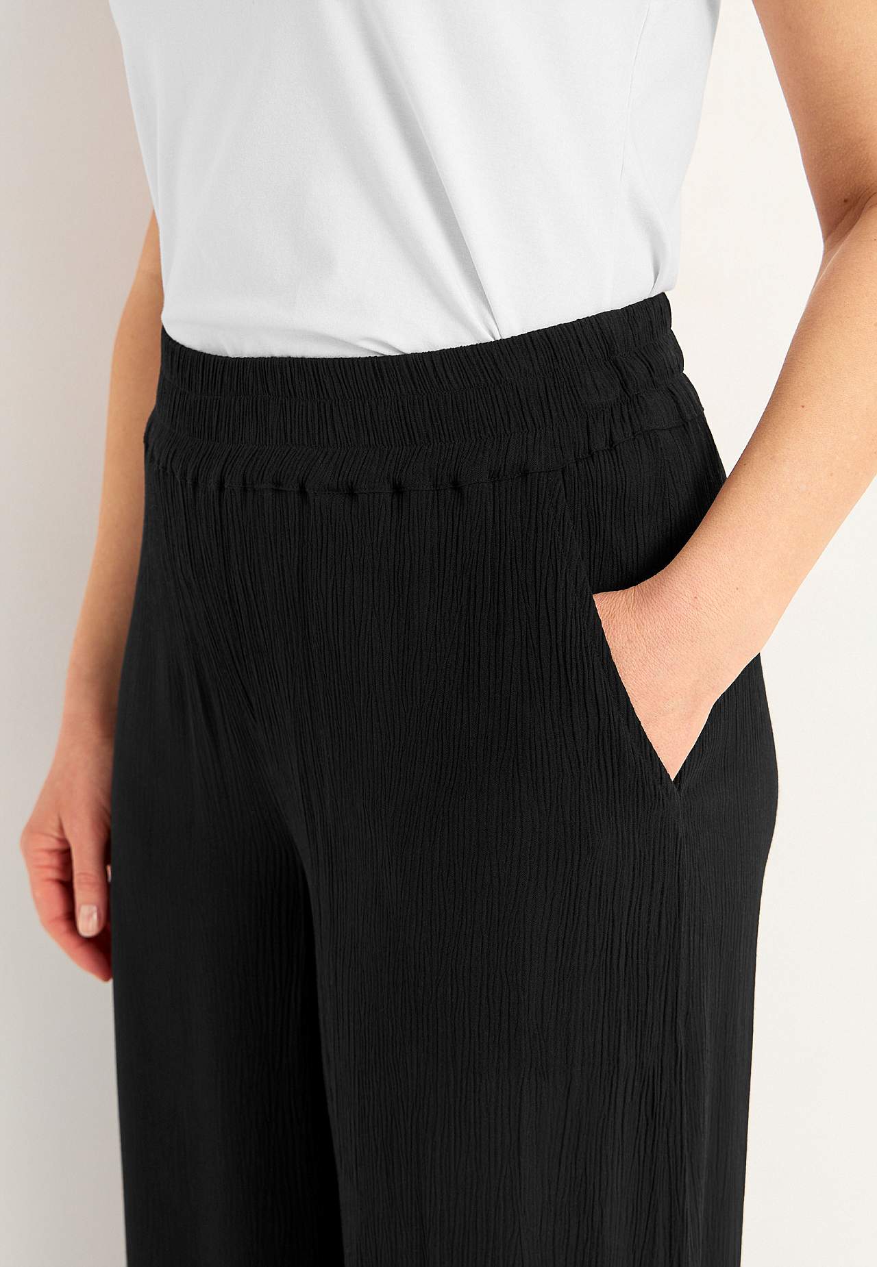 Culotte aus Krepp
