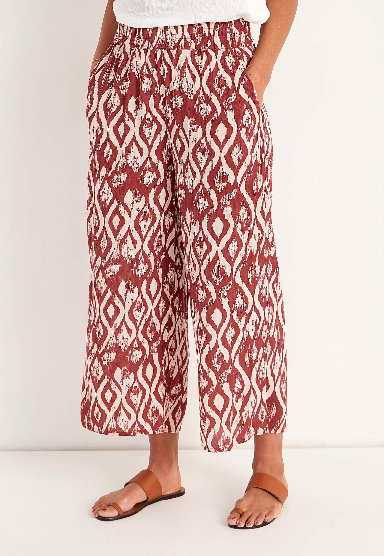 Culotte aus Krepp
