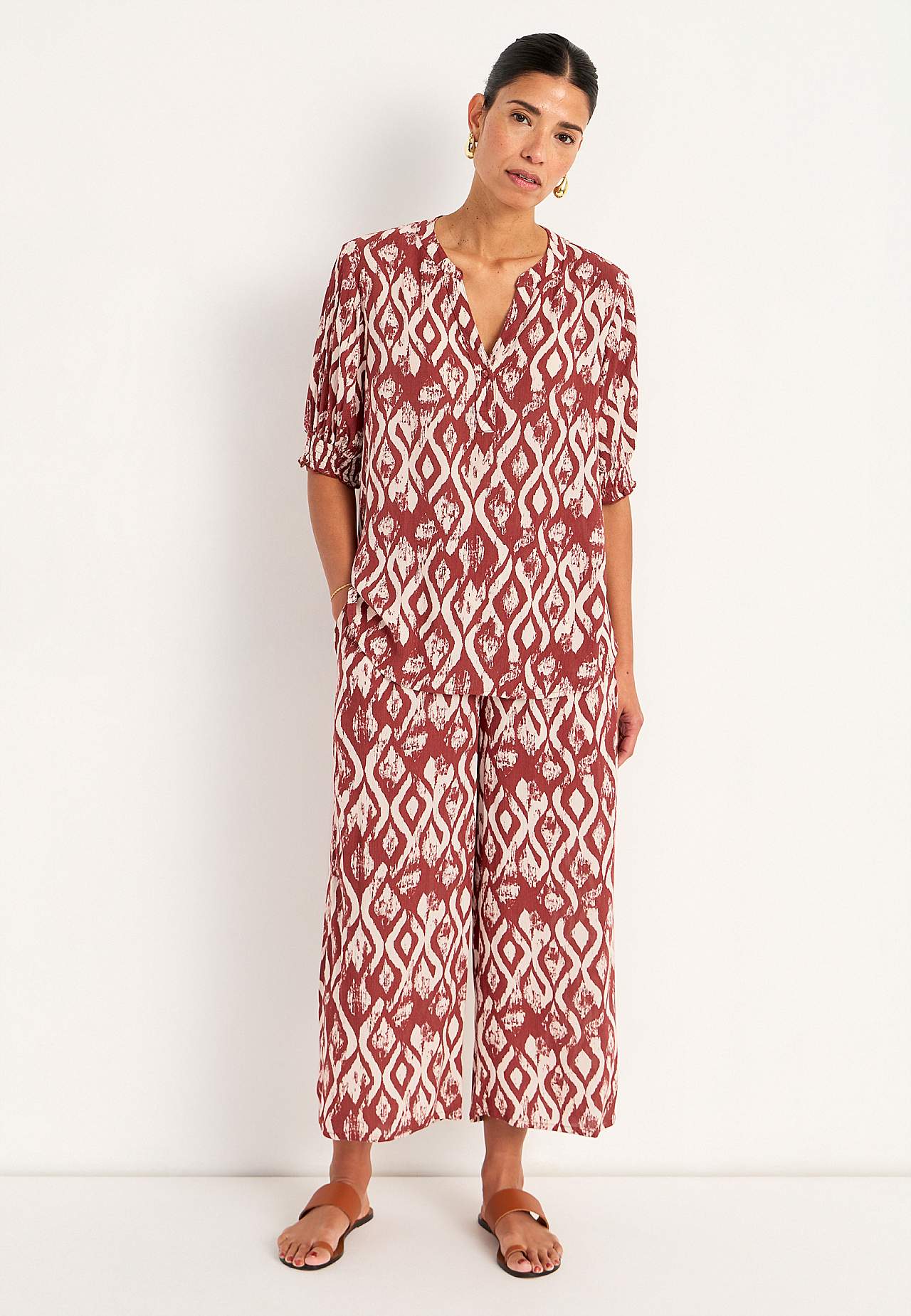 Culotte aus Krepp