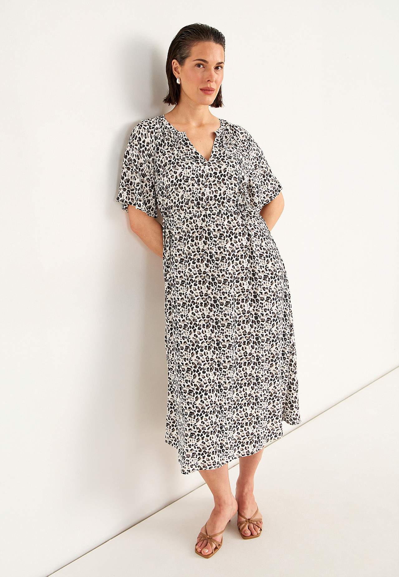 Kleid aus Krepp