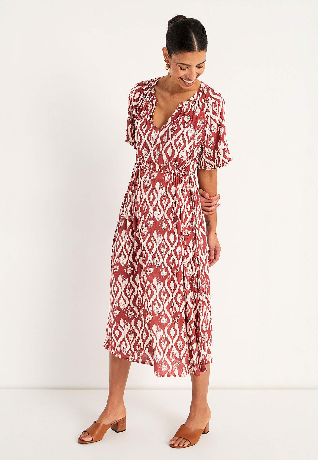 Kleid aus Krepp