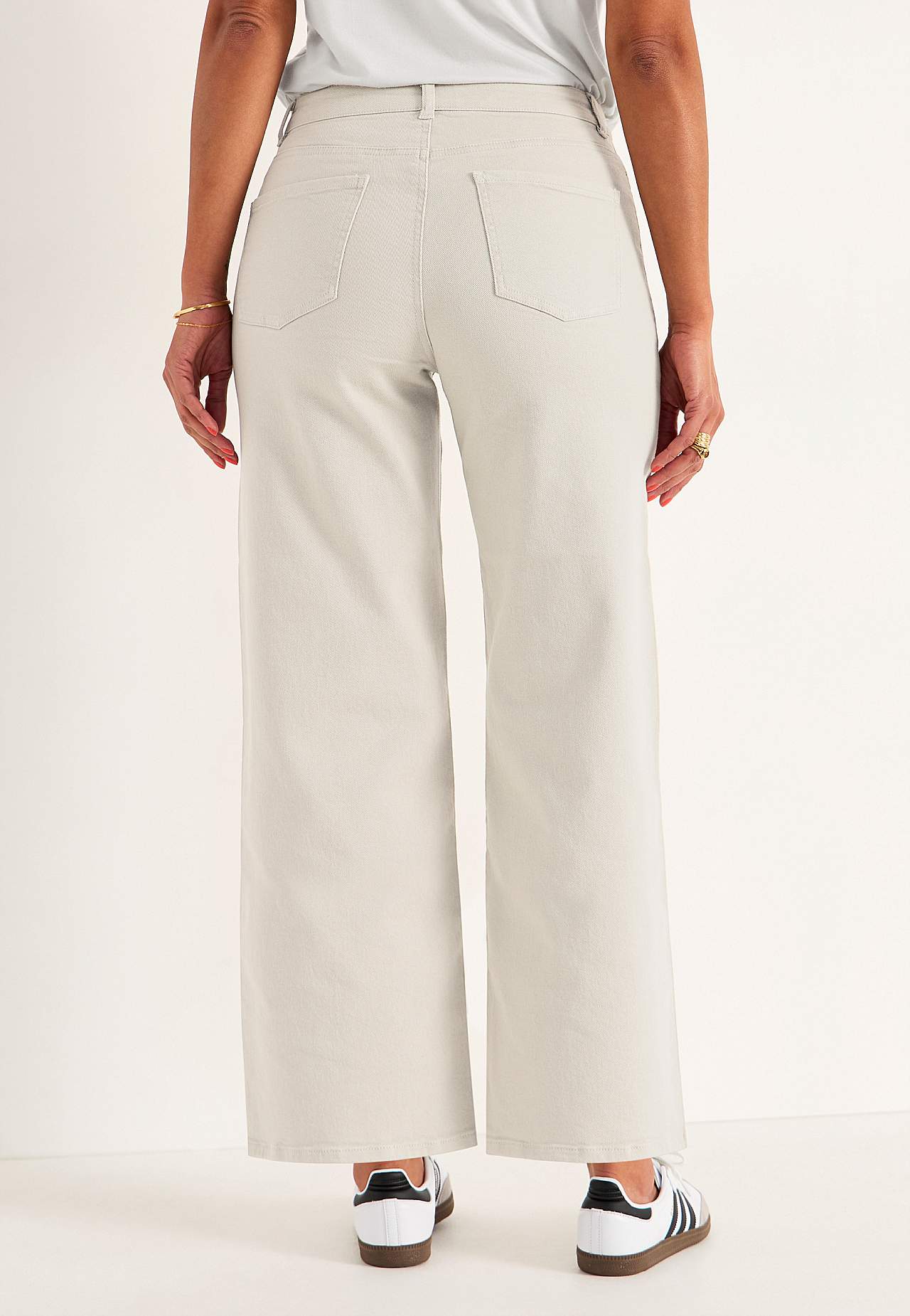 Breite Knöcheljeans