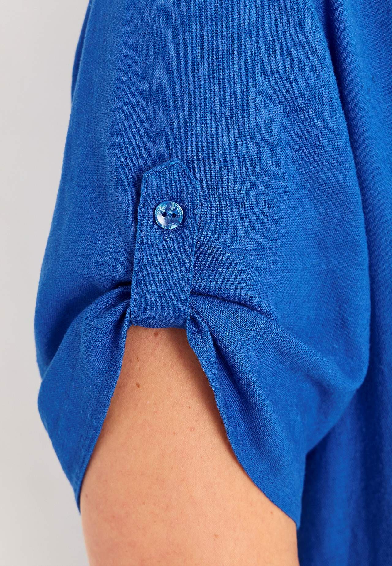 Bluse aus Leinen-Mix