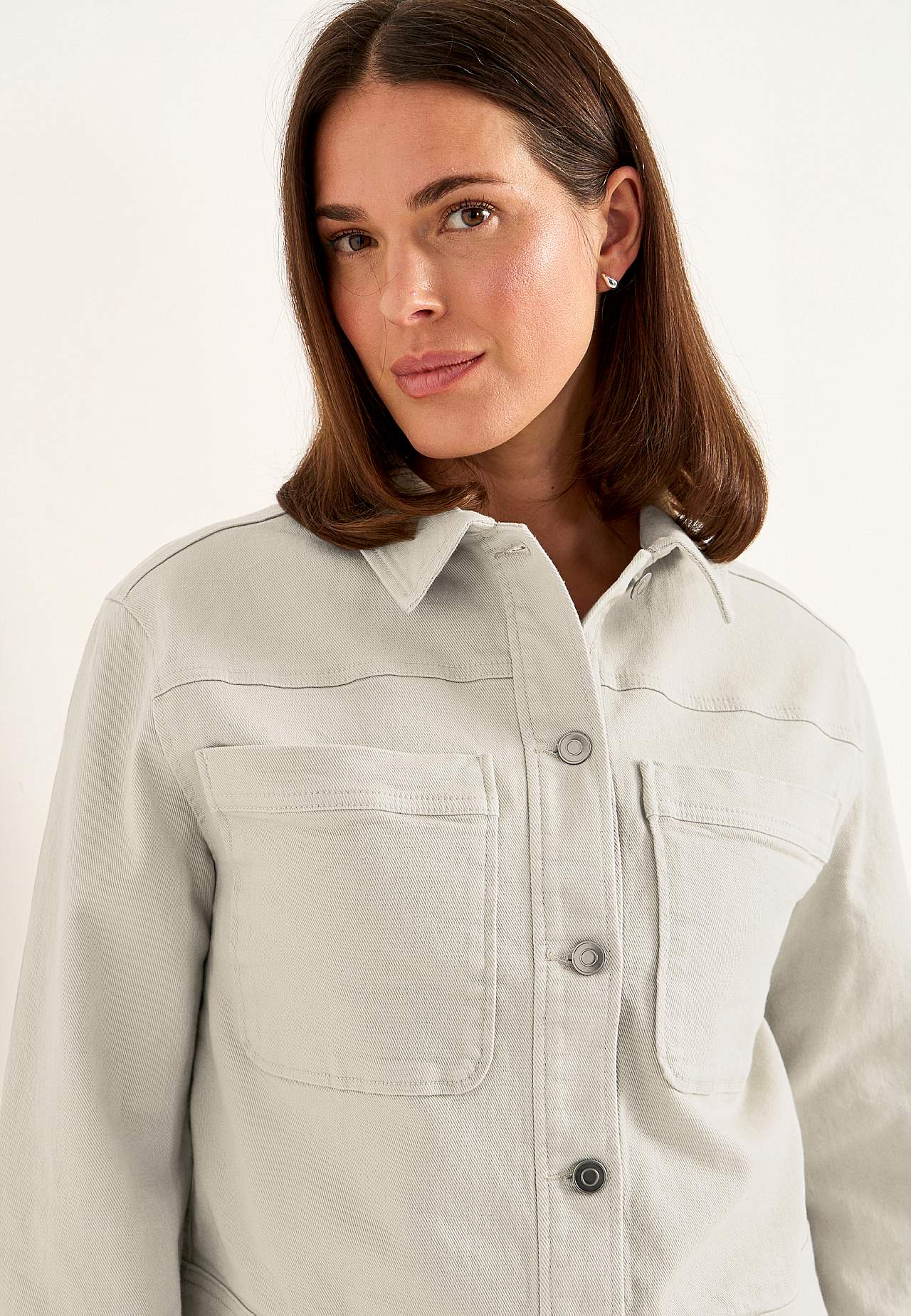 Elastische Jeansjacke