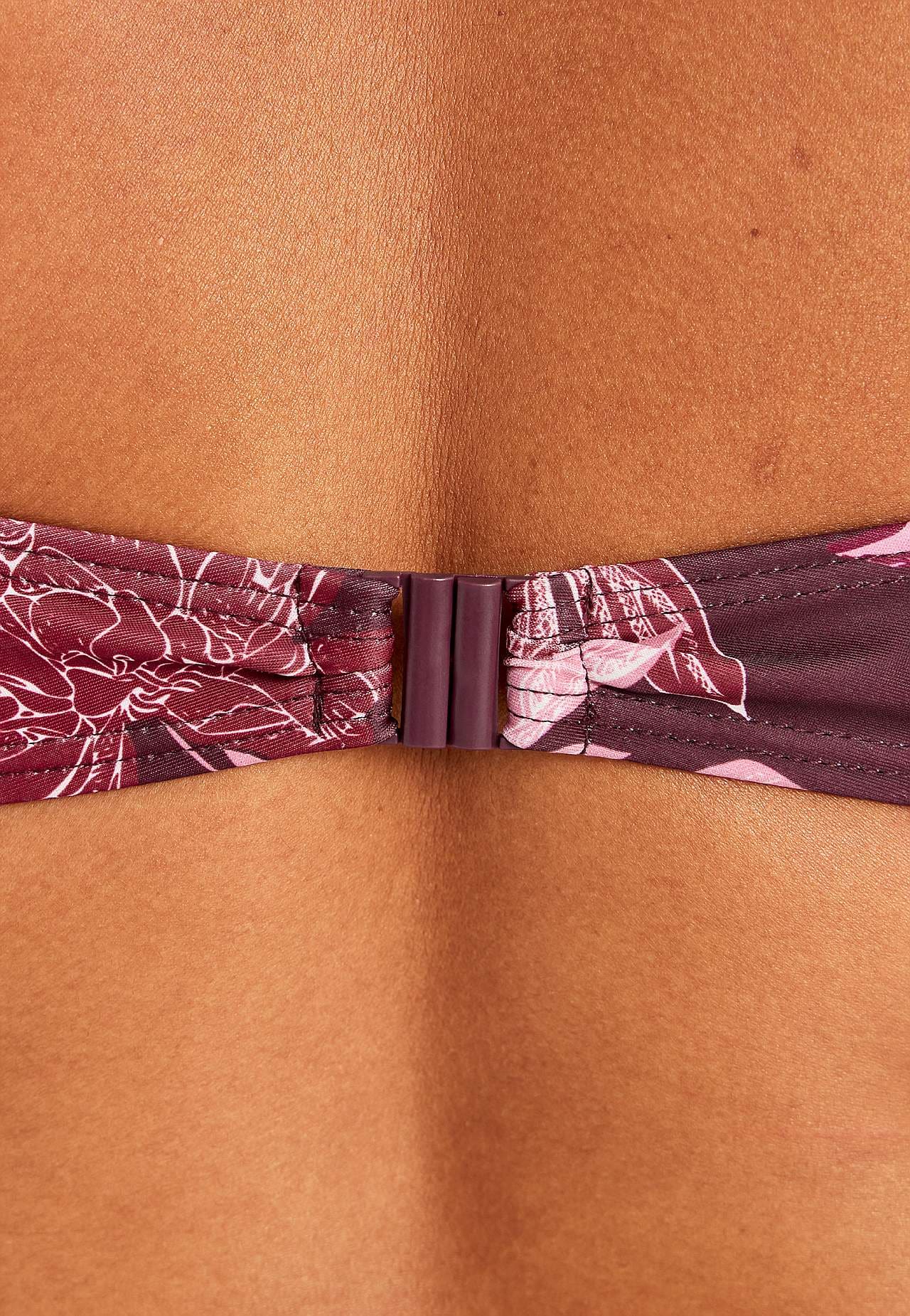 Gemusterter Bikini-BH