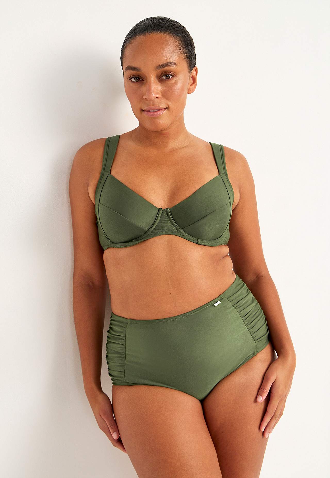 Einfarbiger Bikini-BH