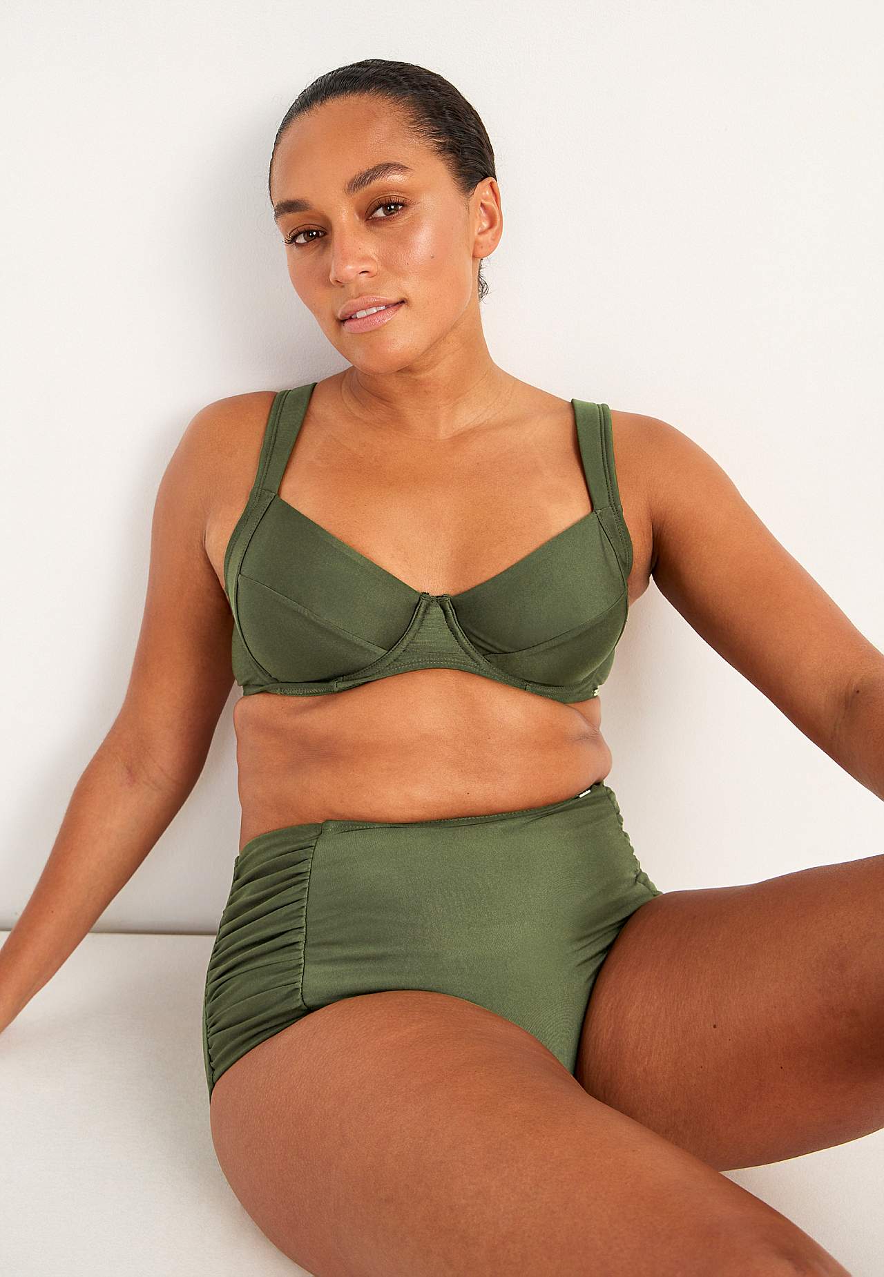 Einfarbiger Bikini-BH