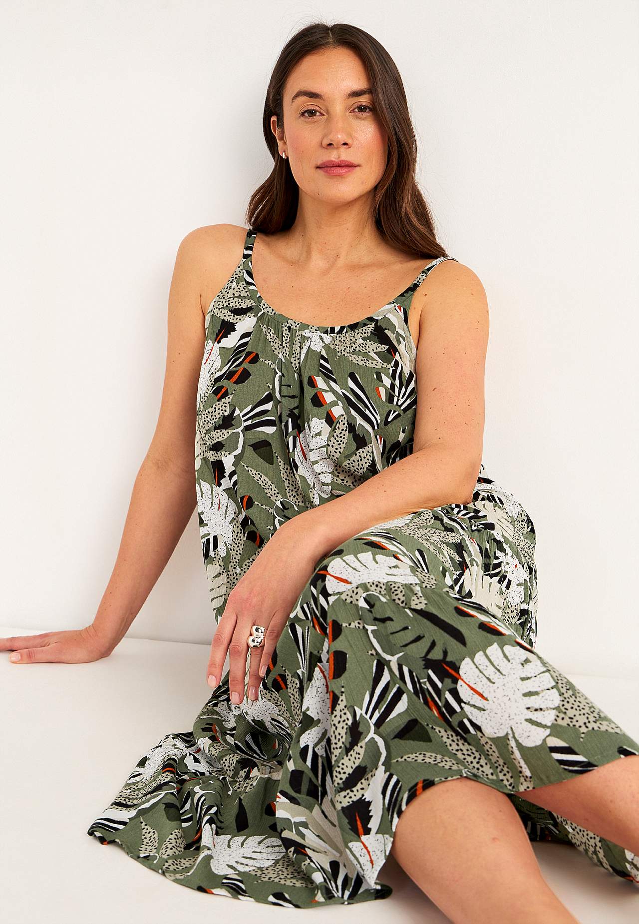 Strandkleid mit Volants