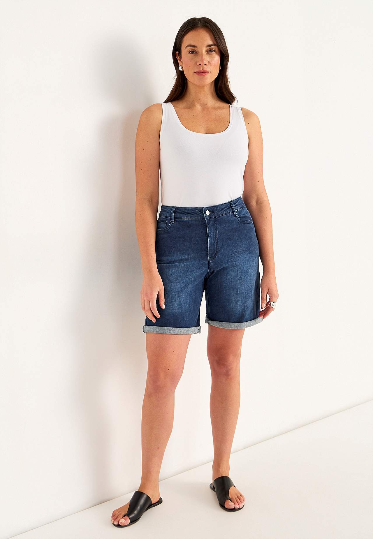 Denim-Shorts mit bequemem Stretch