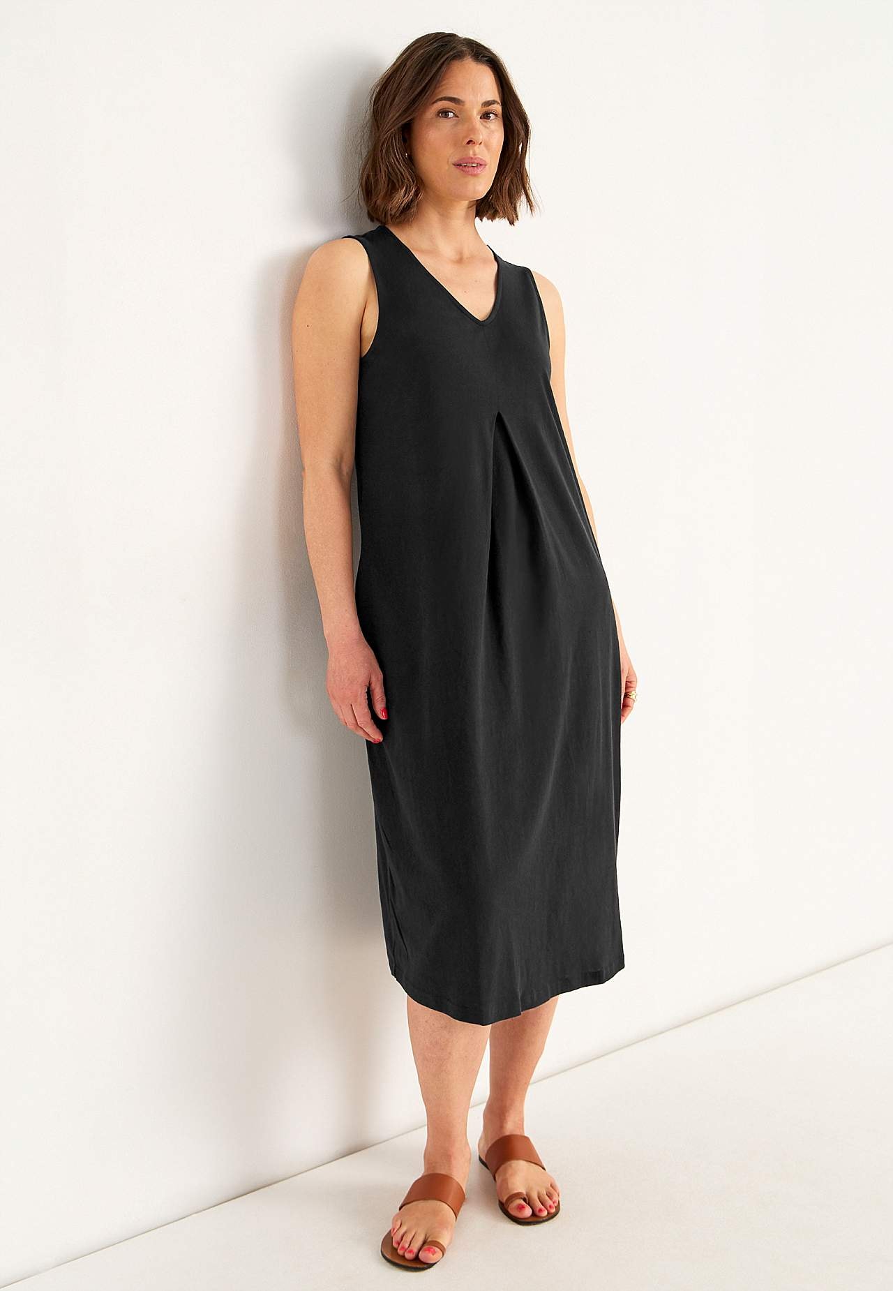Jerseykleid mit Taschen
