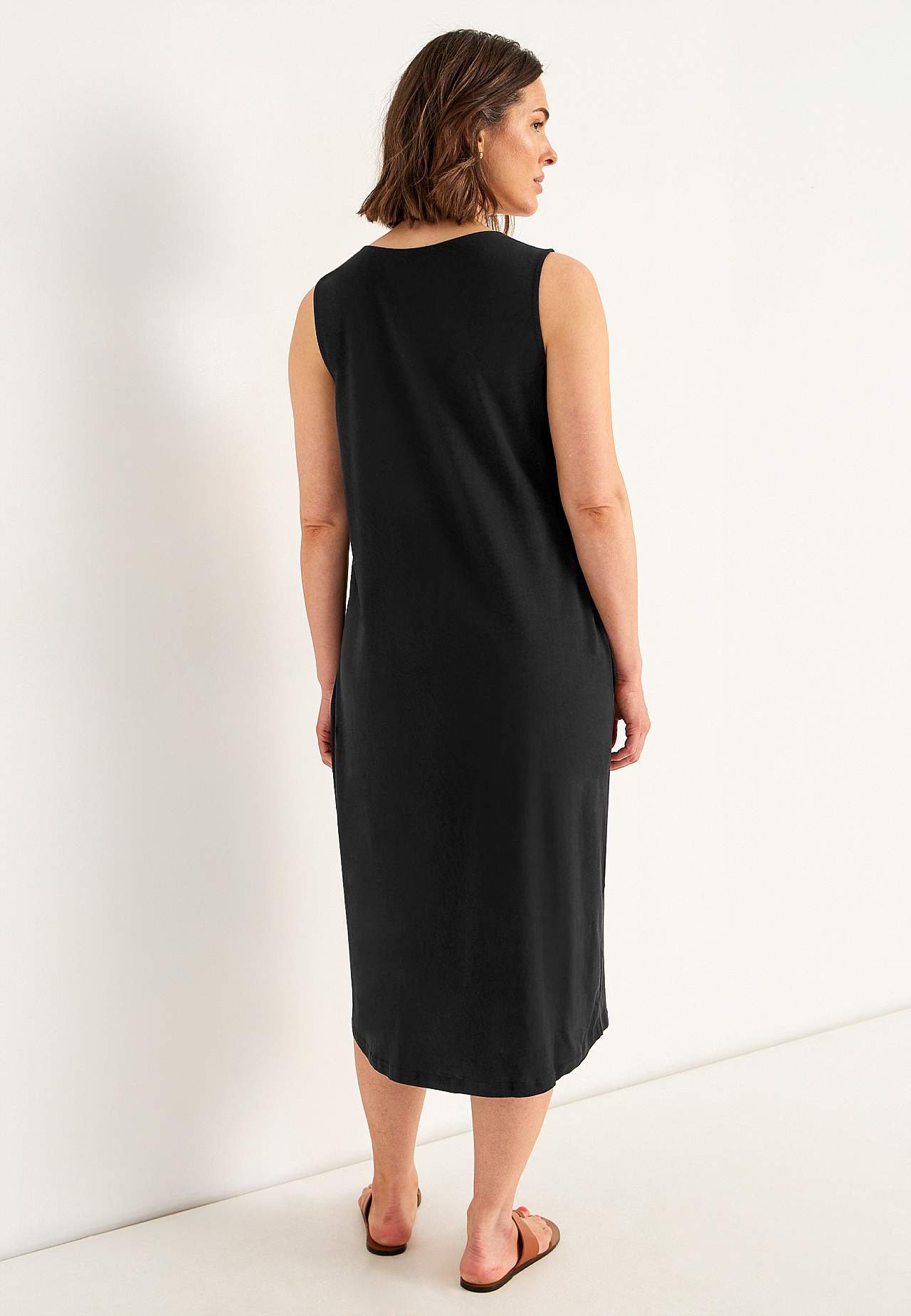 Jerseykleid mit Taschen
