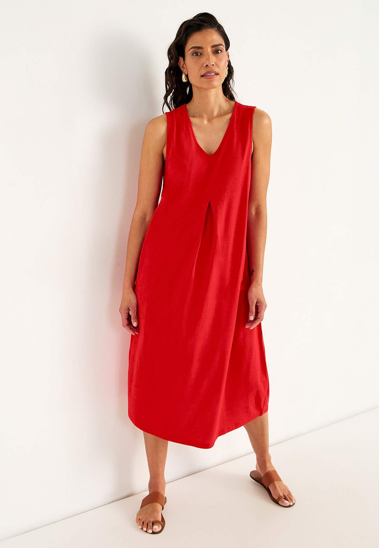 Jerseykleid mit Taschen