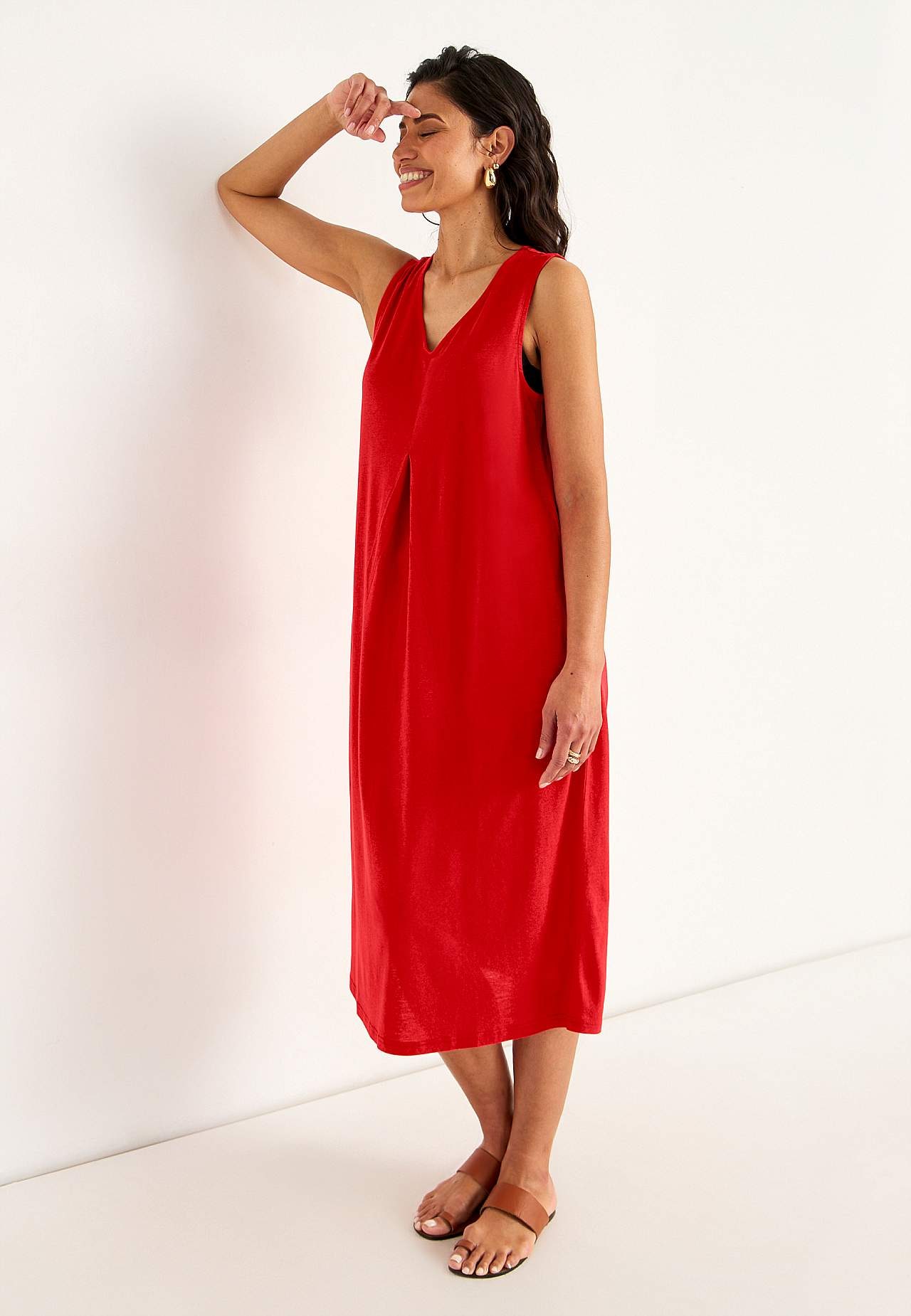 Jerseykleid mit Taschen