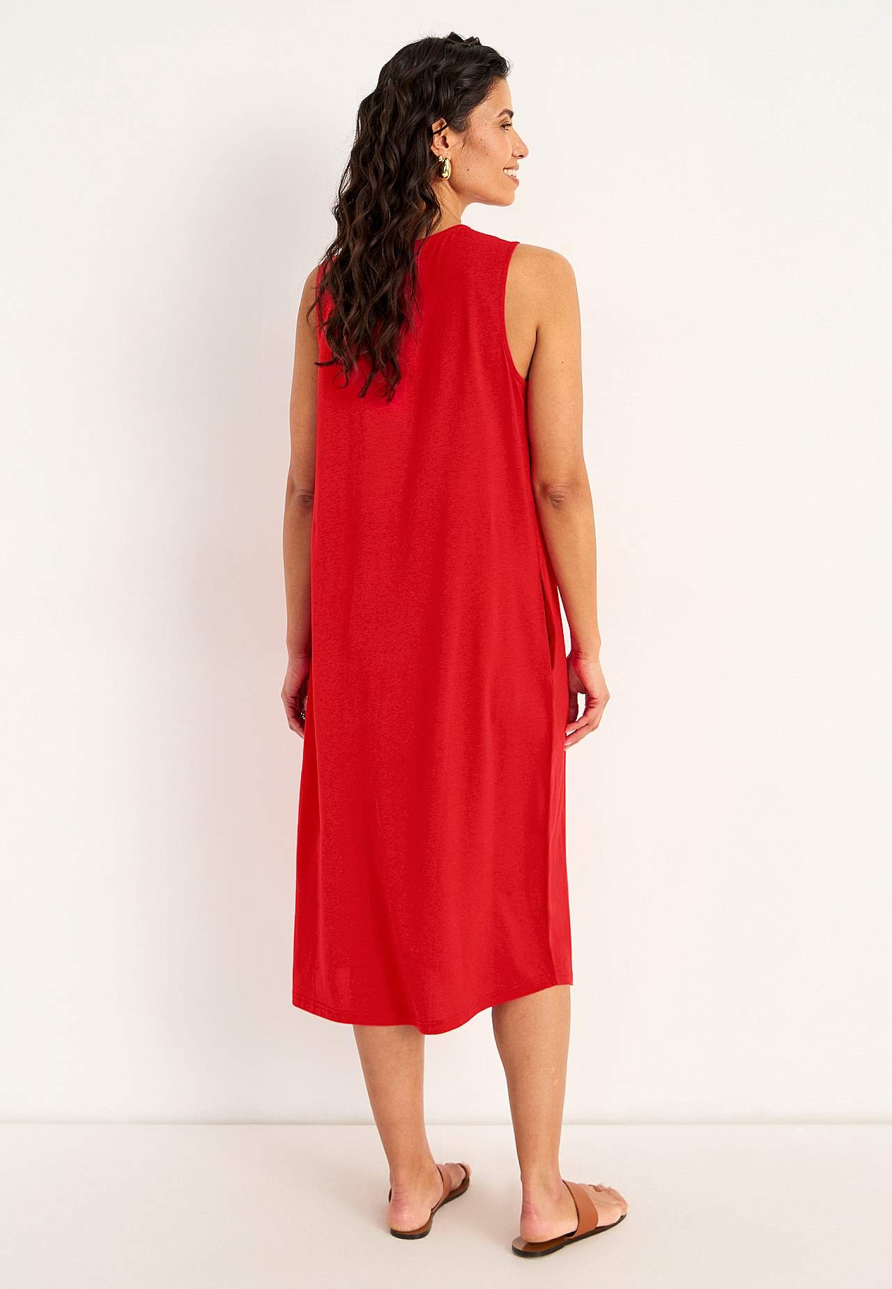 Jerseykleid mit Taschen