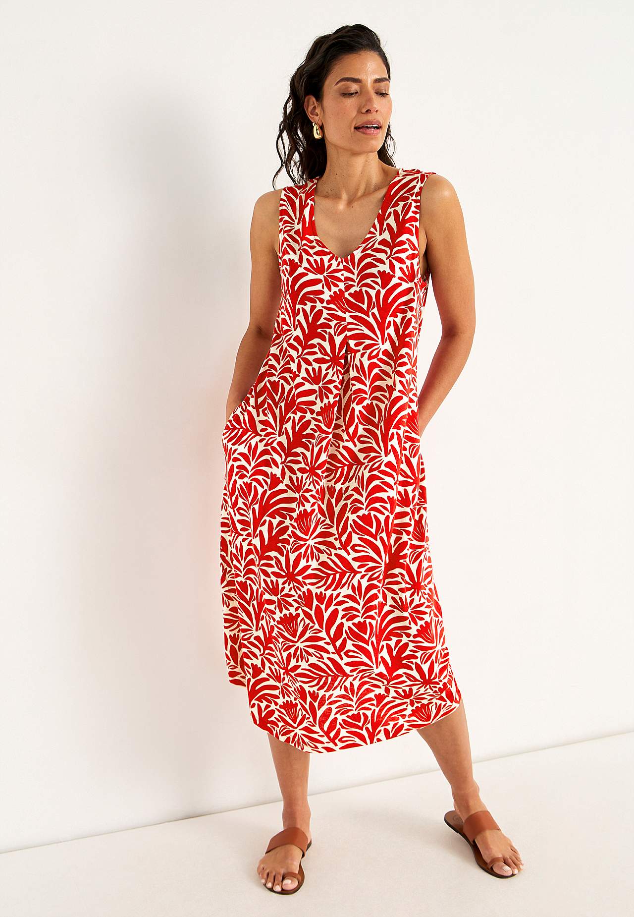 Jerseykleid mit Taschen