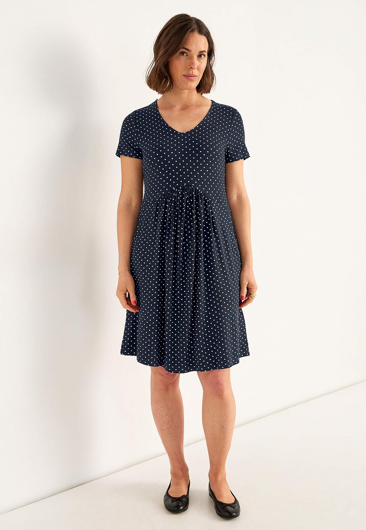 Jerseykleid mit Taschen