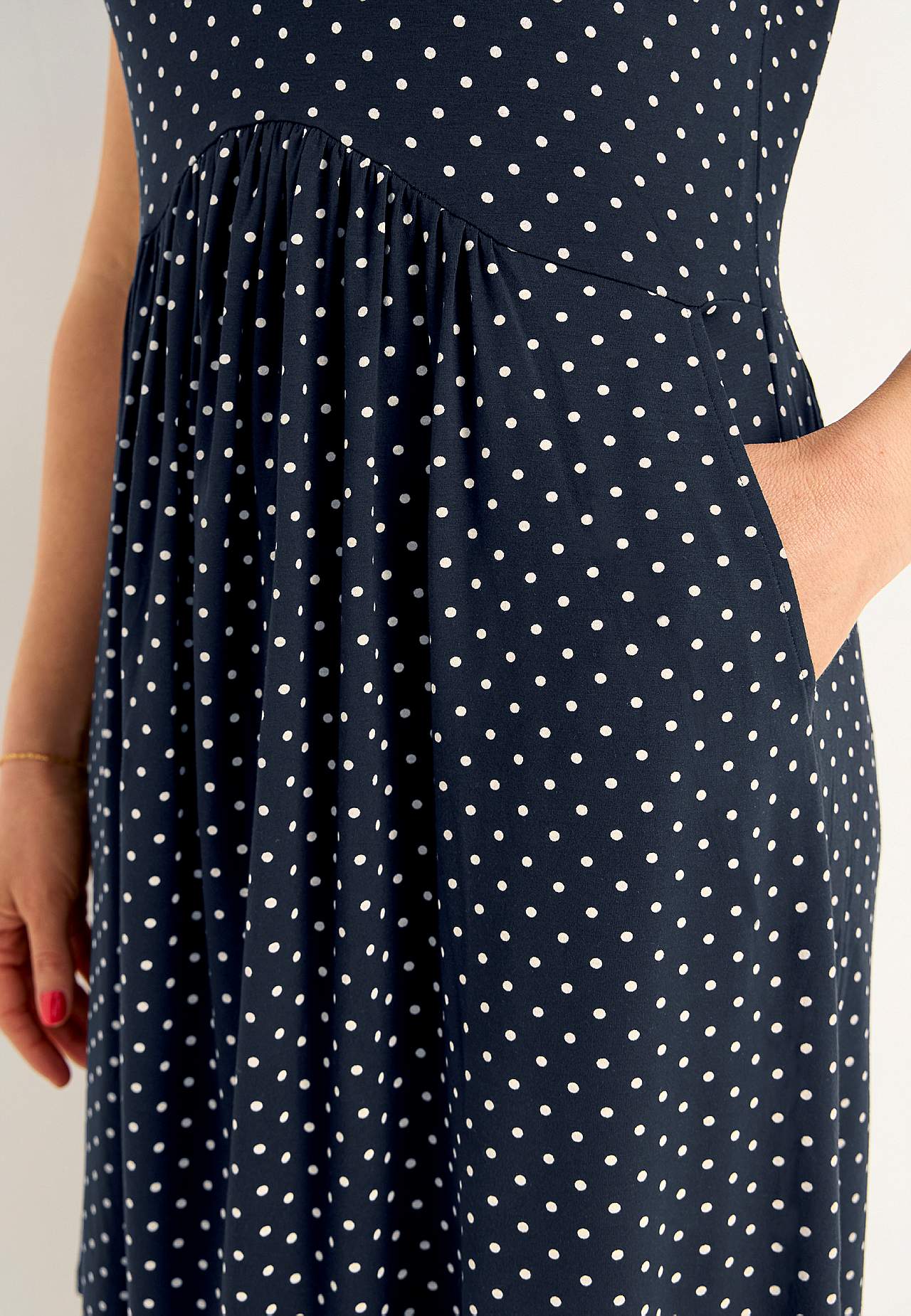 Jerseykleid mit Taschen