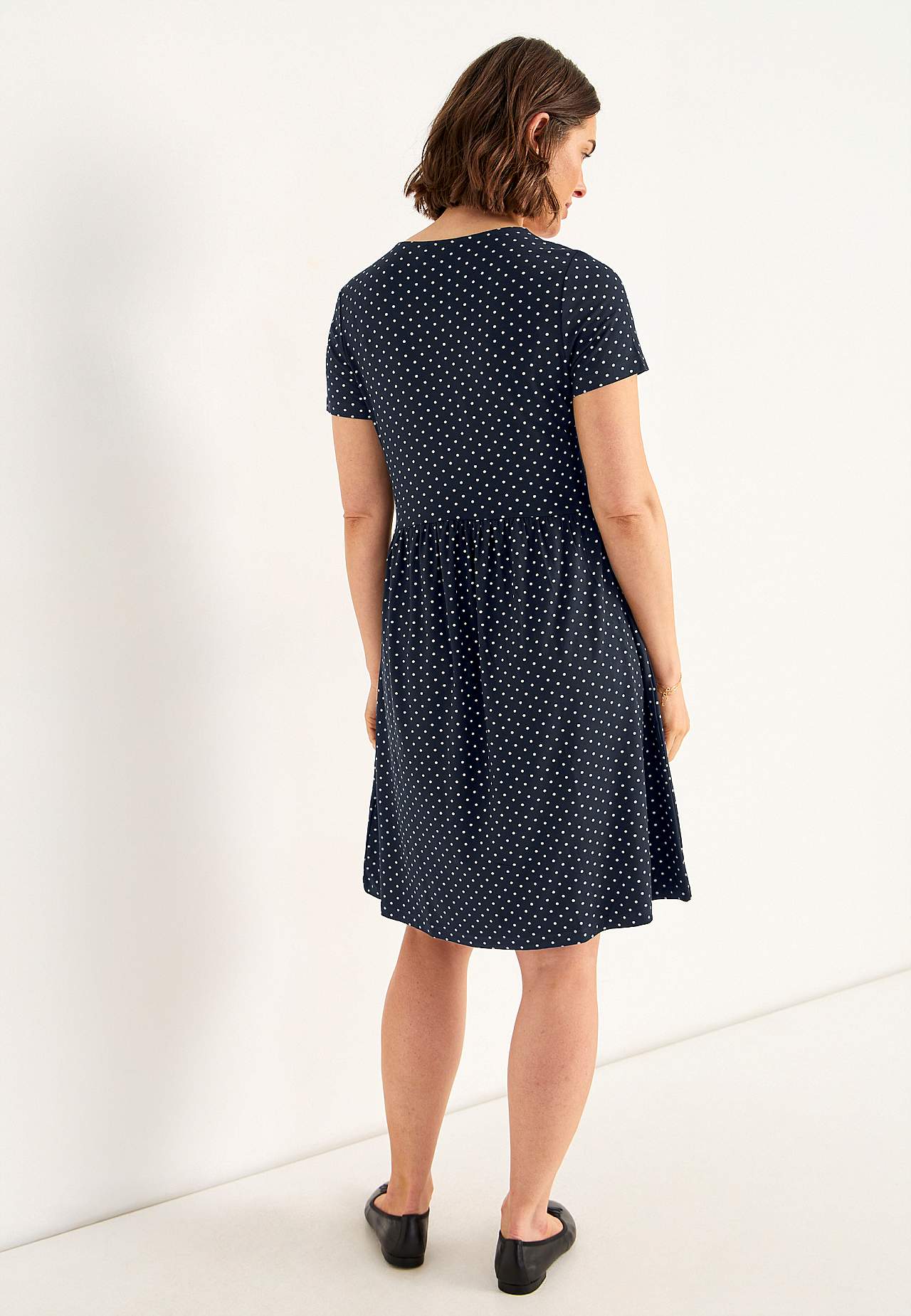 Jerseykleid mit Taschen