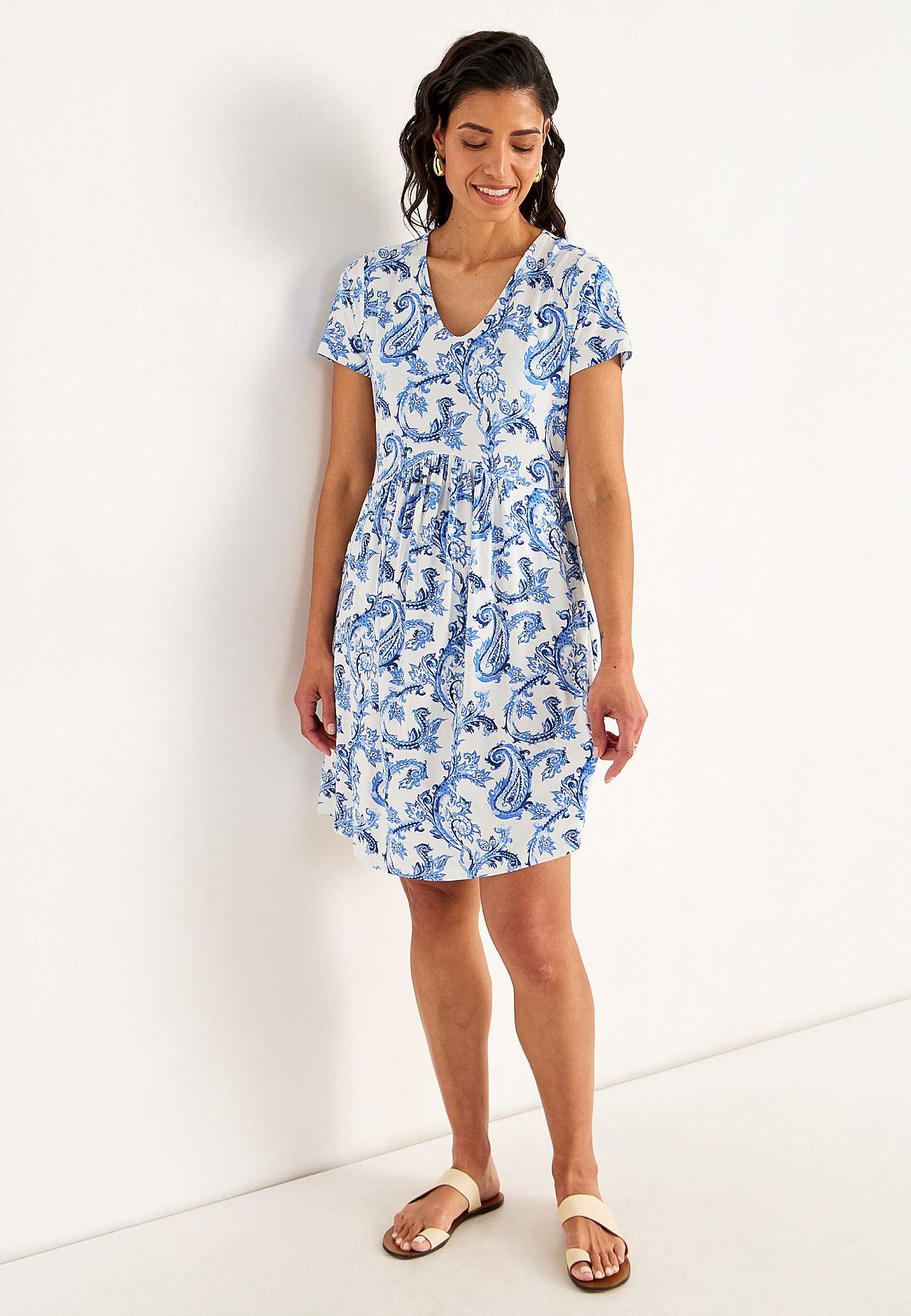 Jerseykleid mit Taschen