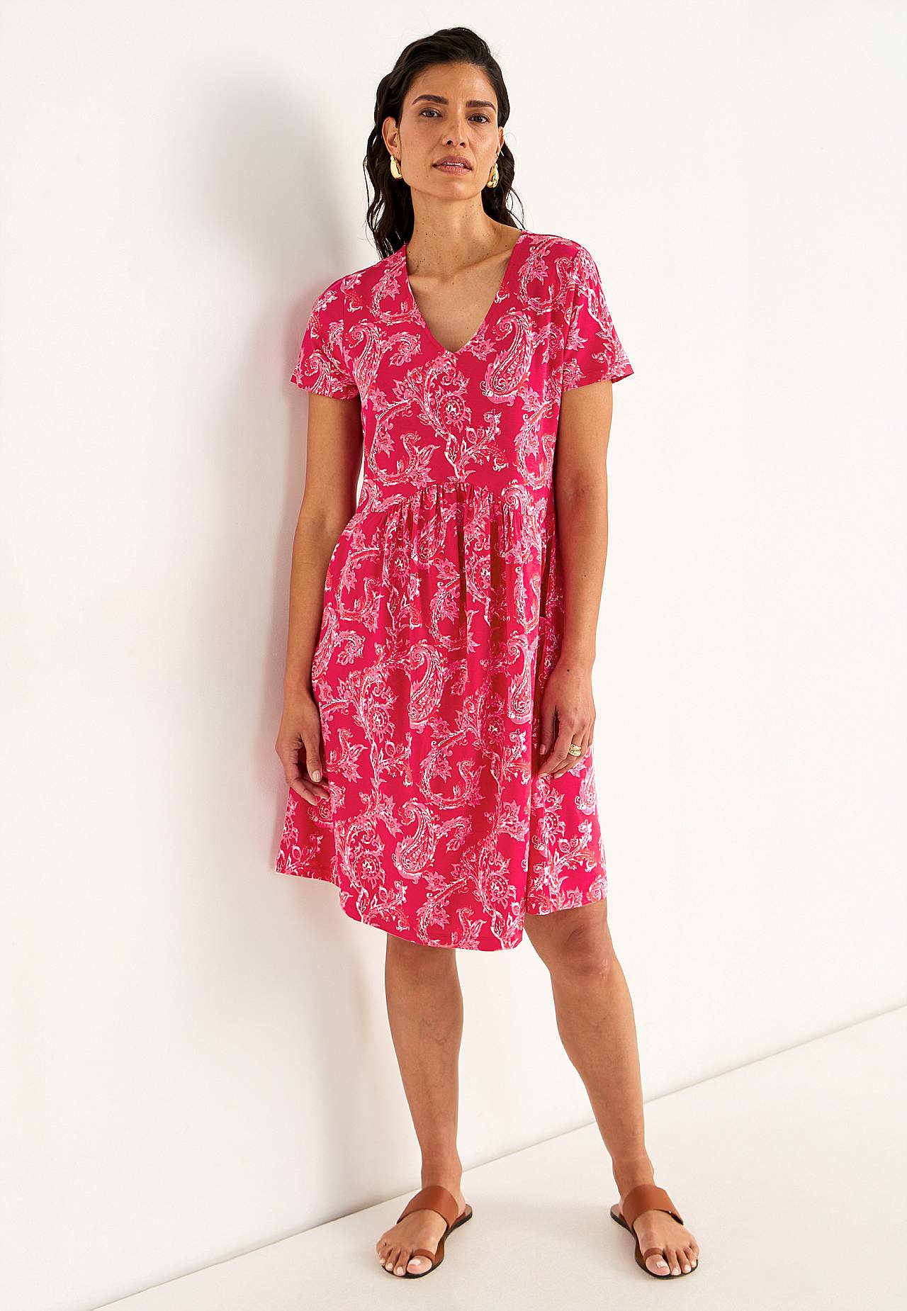 Jerseykleid mit Taschen