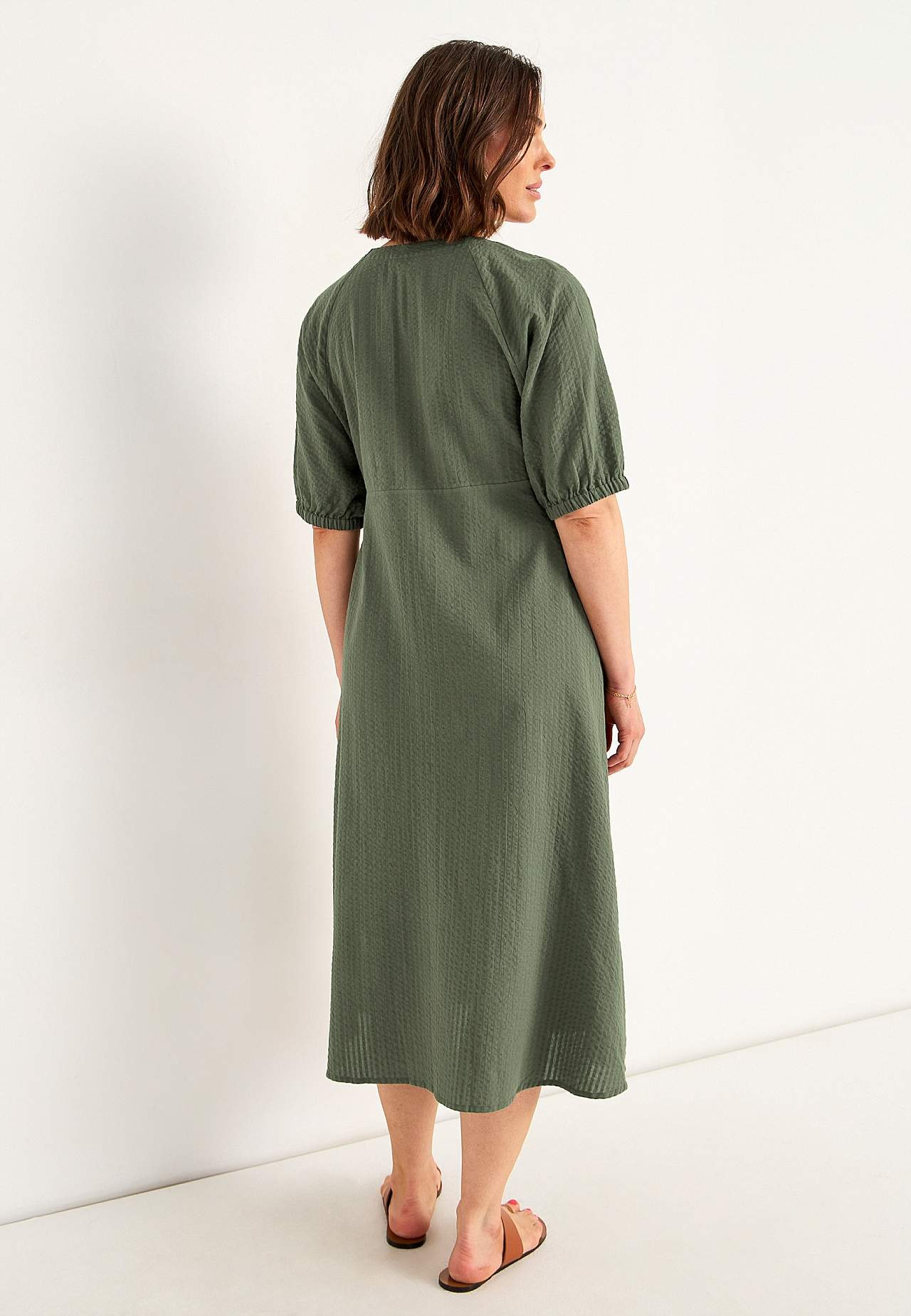 Kleid aus Seersucker