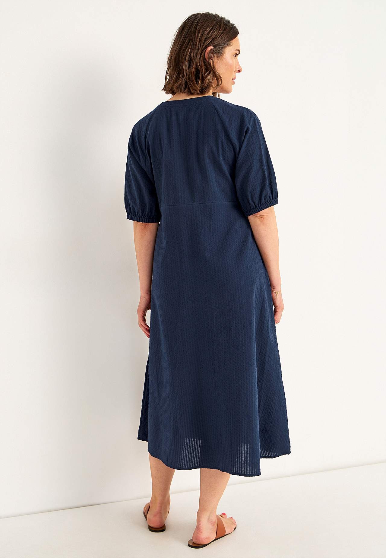Kleid aus Seersucker
