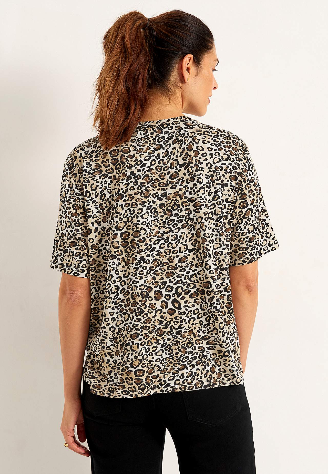 Leopardes Jersey-Top