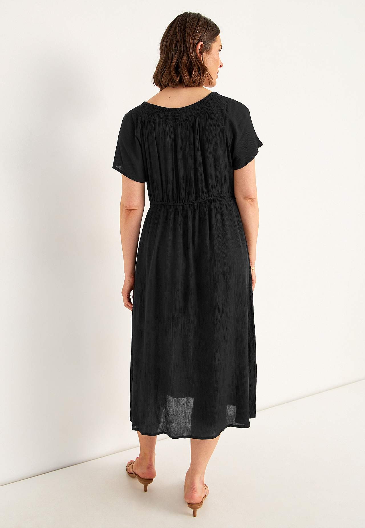 Kleid aus Viskose-Krepp