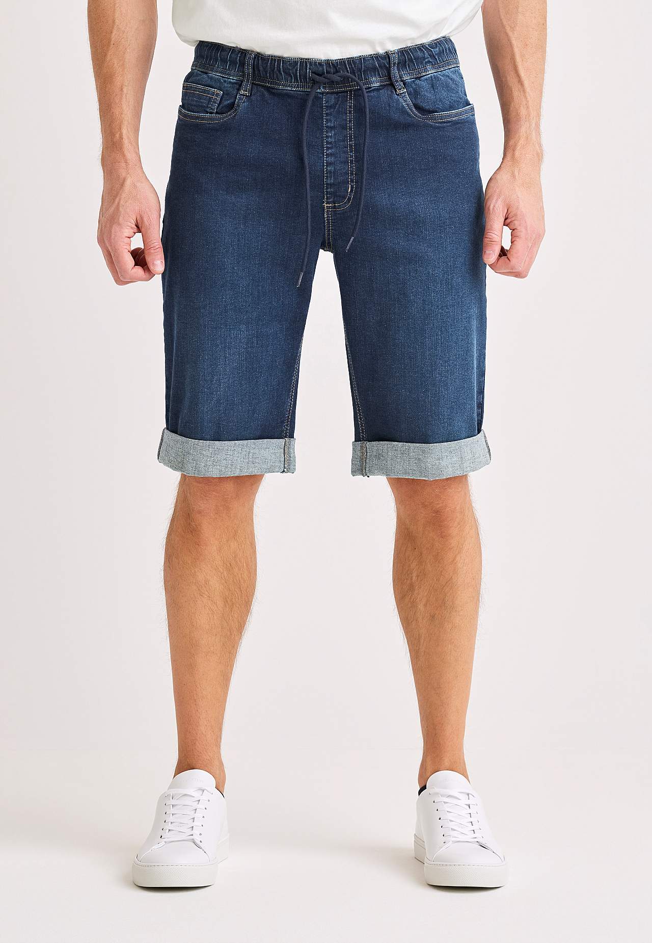 Joggershorts mit elastischer Taille