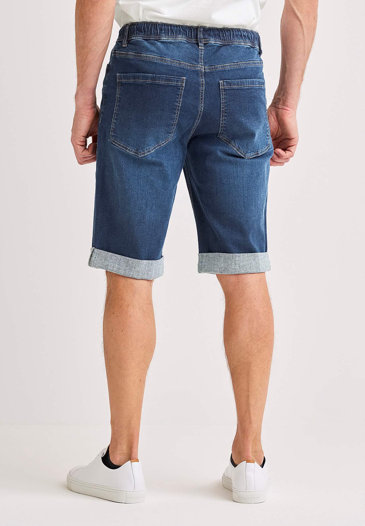 Joggershorts mit elastischer Taille