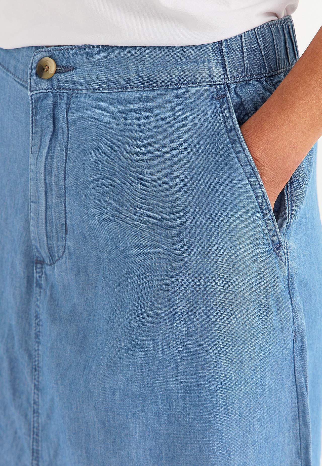 Jeansrock mit Taschen