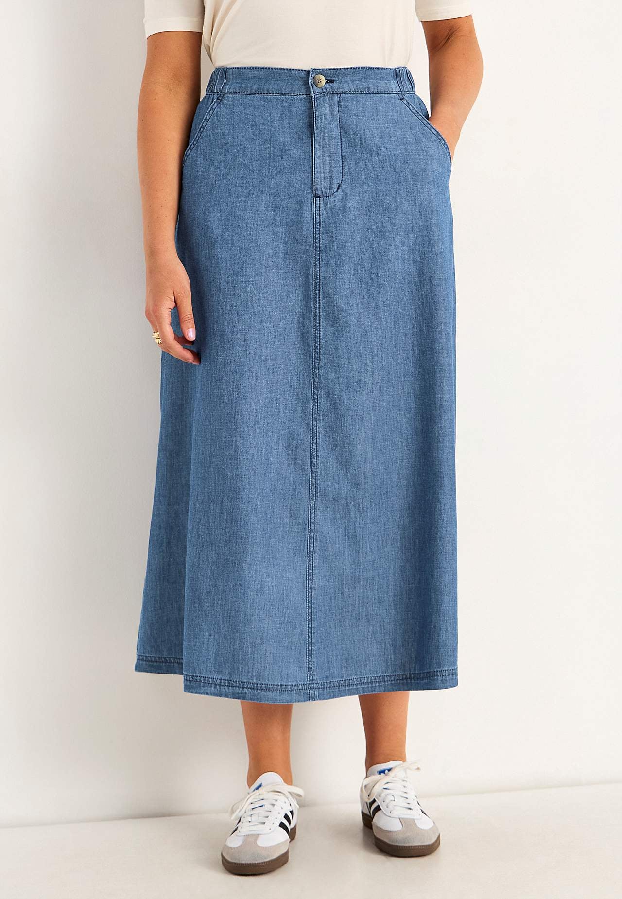 Jeansrock mit Taschen