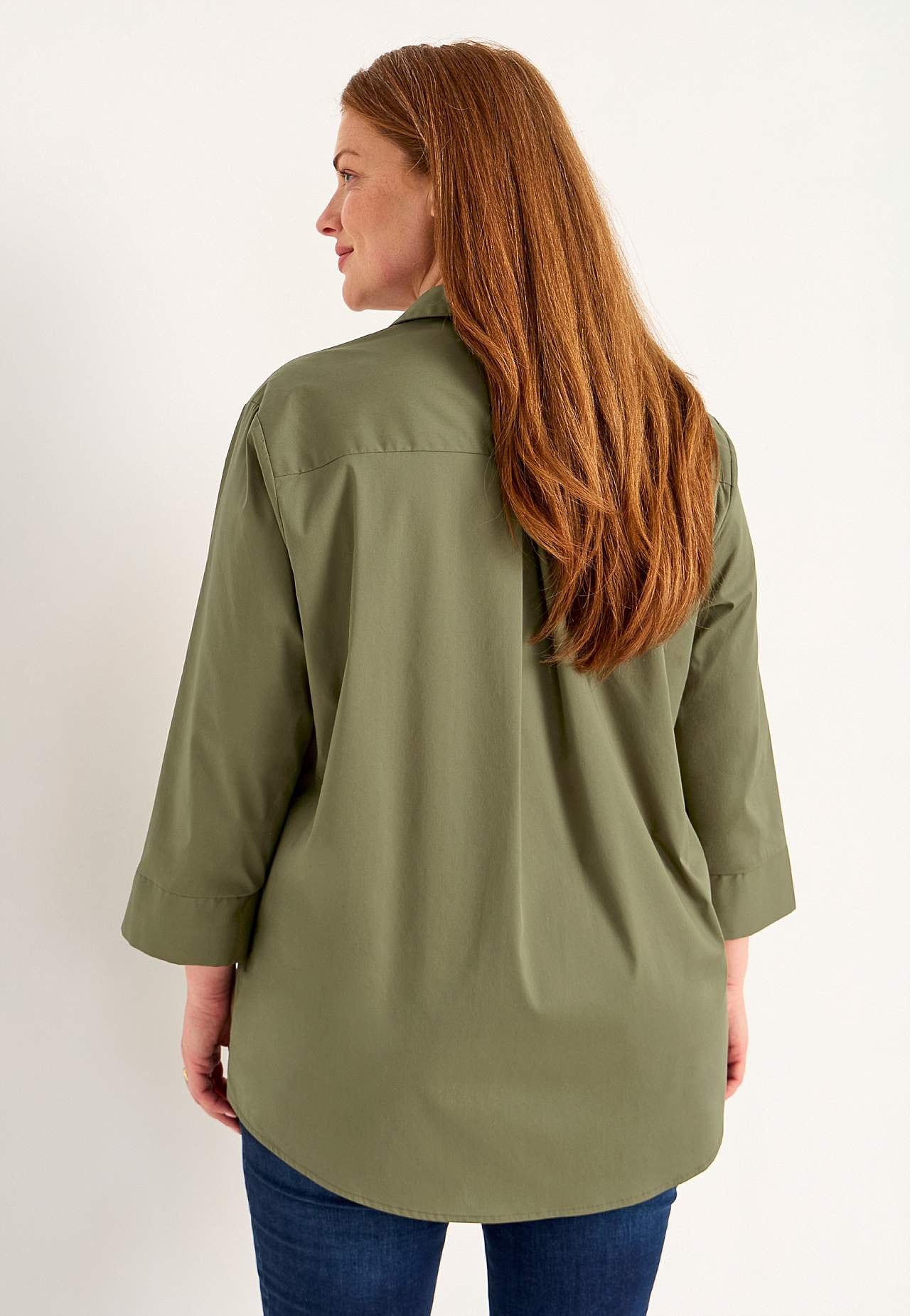 Gewebte Tunika aus Popeline