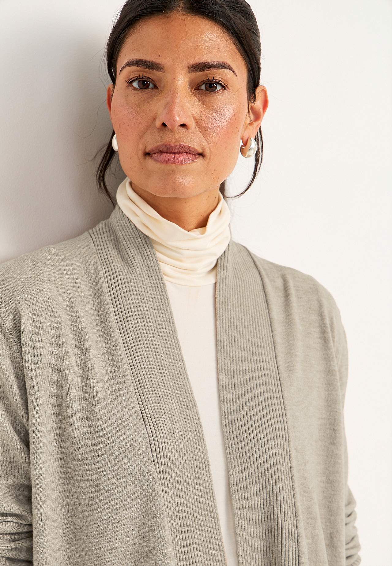 Fein gestrickt Cardigan