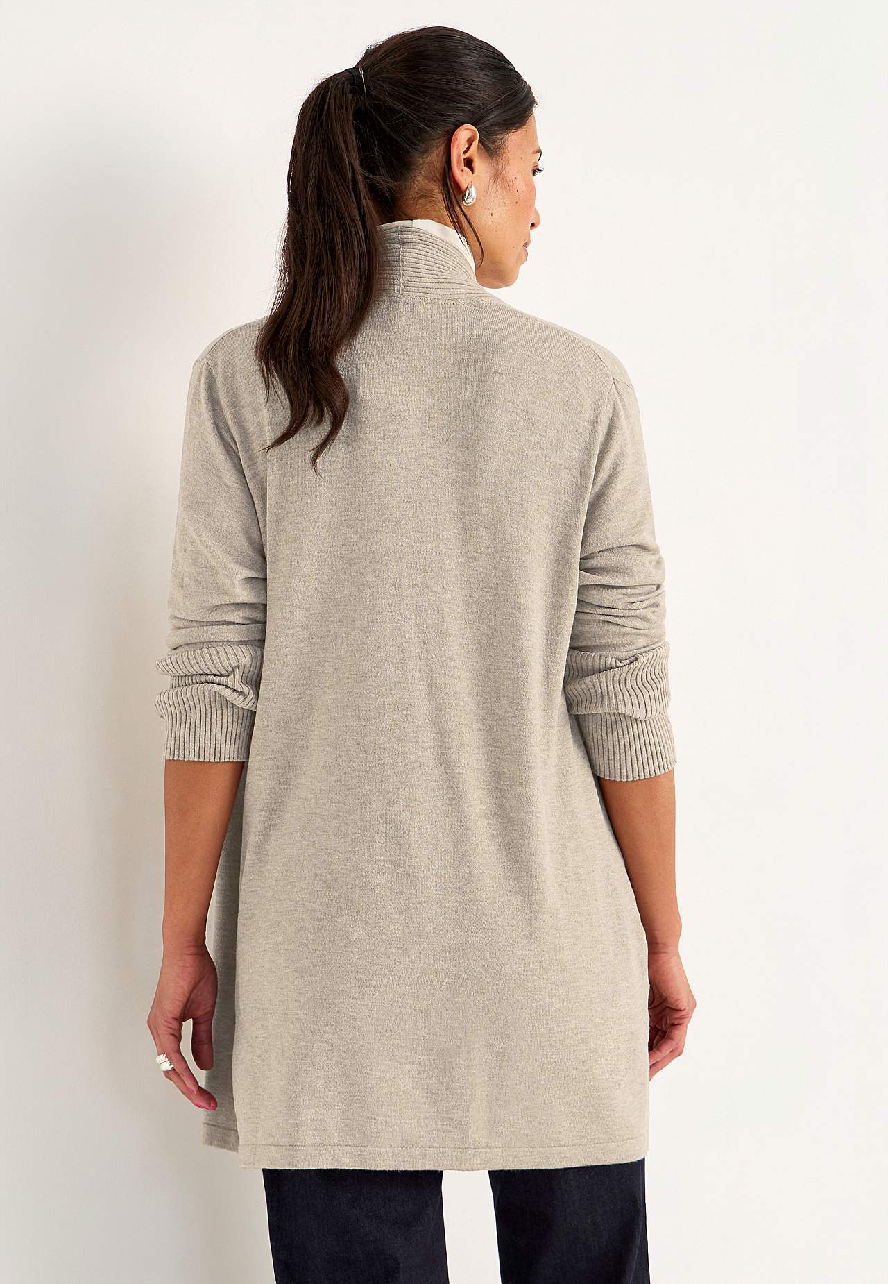 Fein gestrickt Cardigan