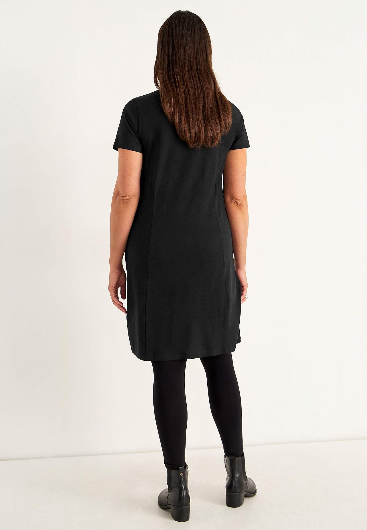 Jerseykleid mit Taschen