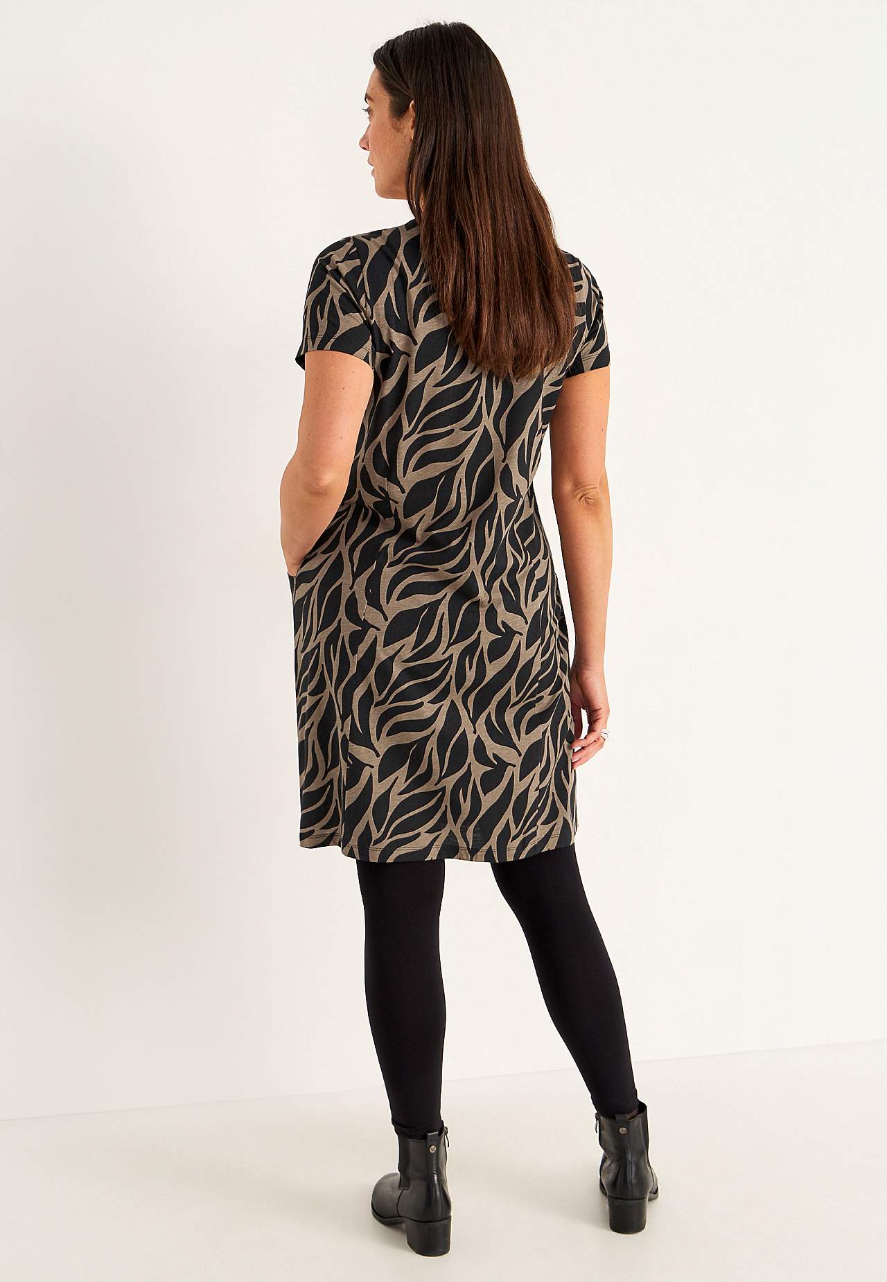 Jerseykleid mit Taschen