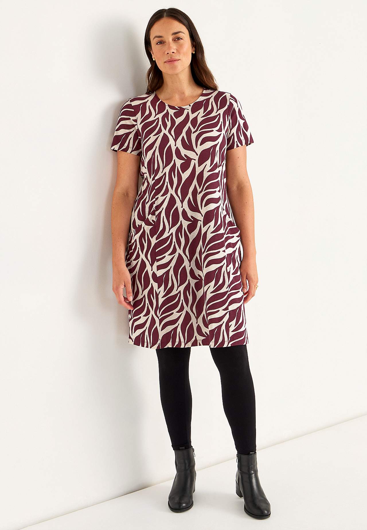 Jerseykleid mit Taschen