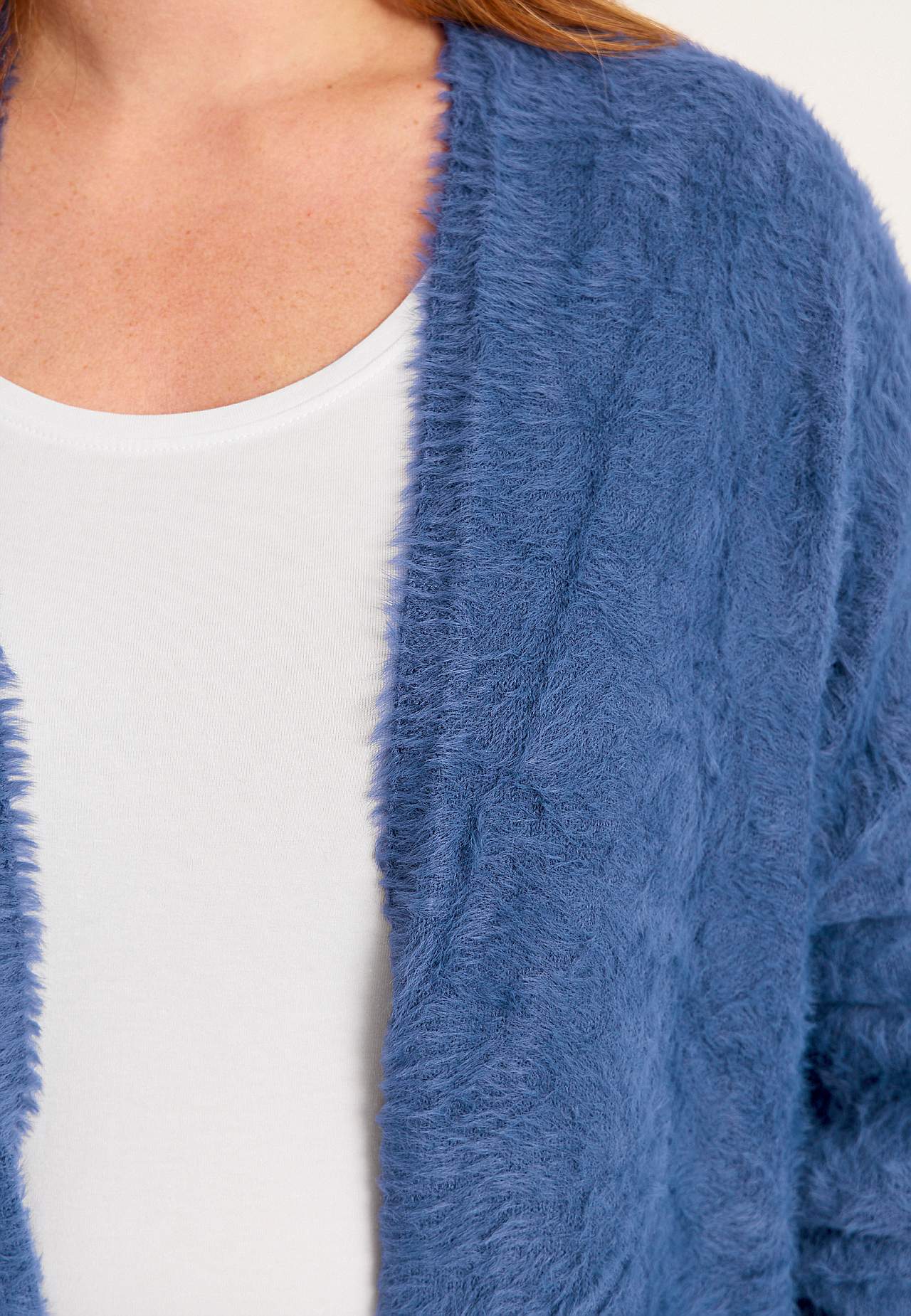 Gestrickter, offener Cardigan