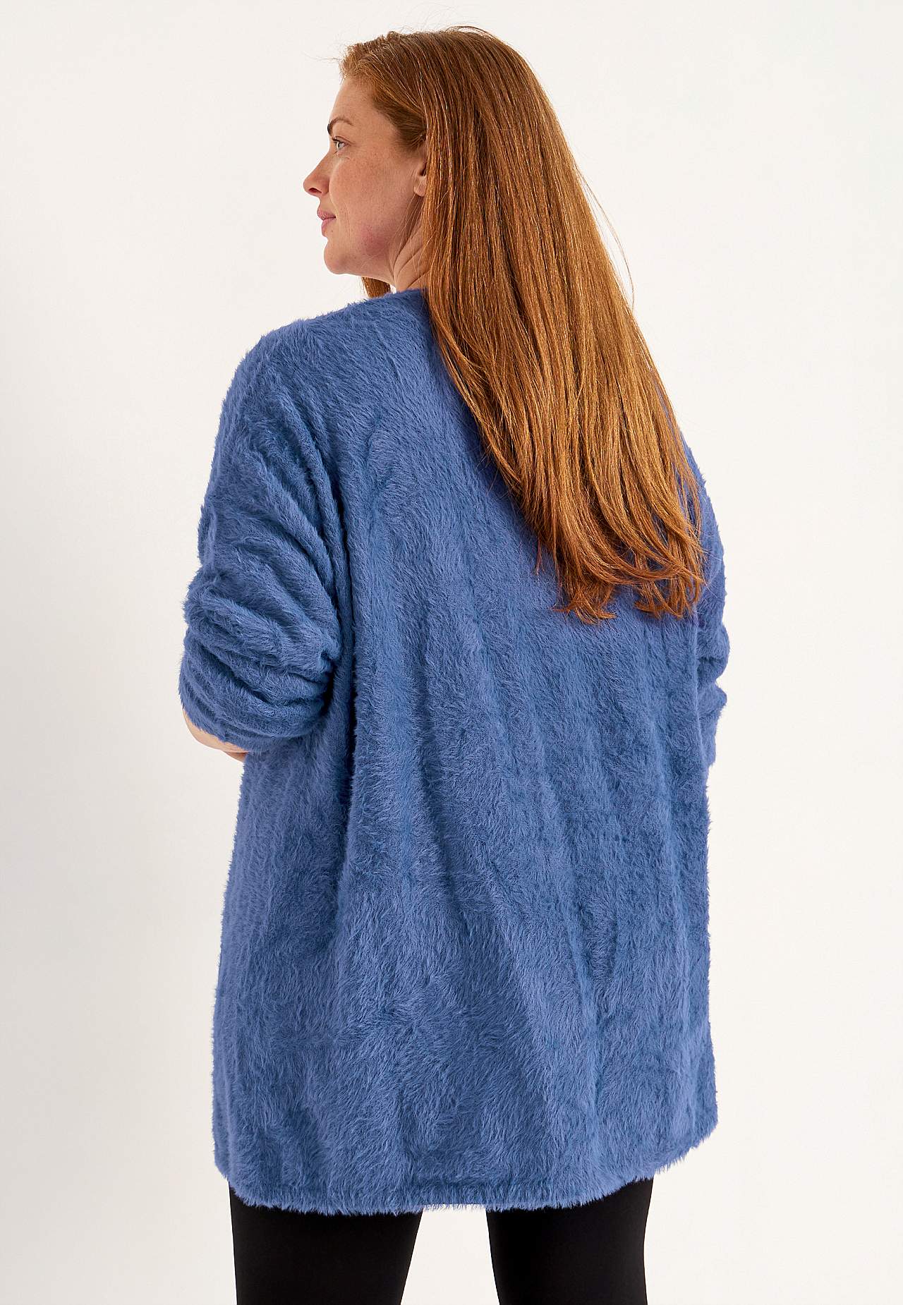 Gestrickter, offener Cardigan