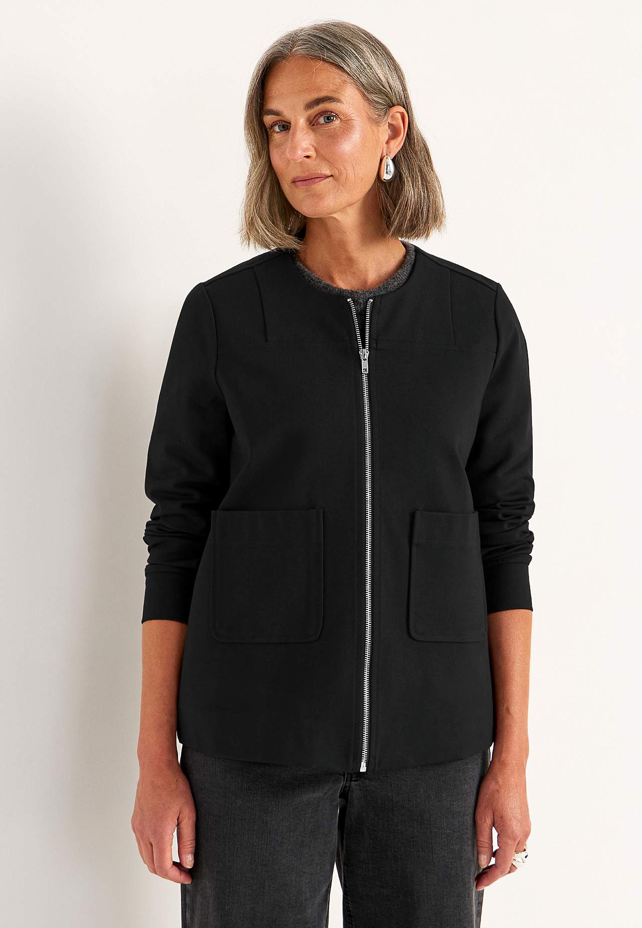 Jacke Premium aus Romanit-Jersey