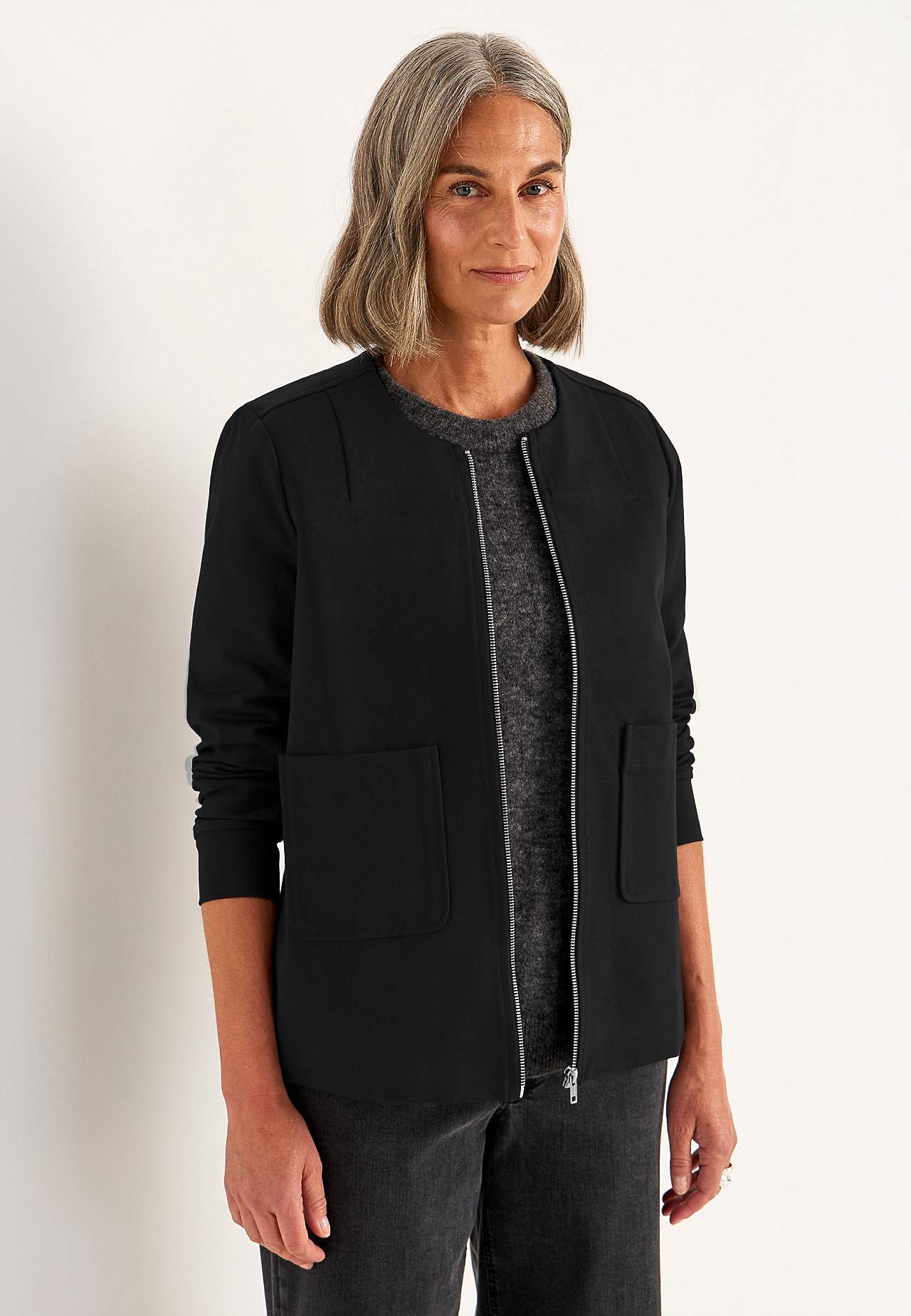 Jacke Premium aus Romanit-Jersey