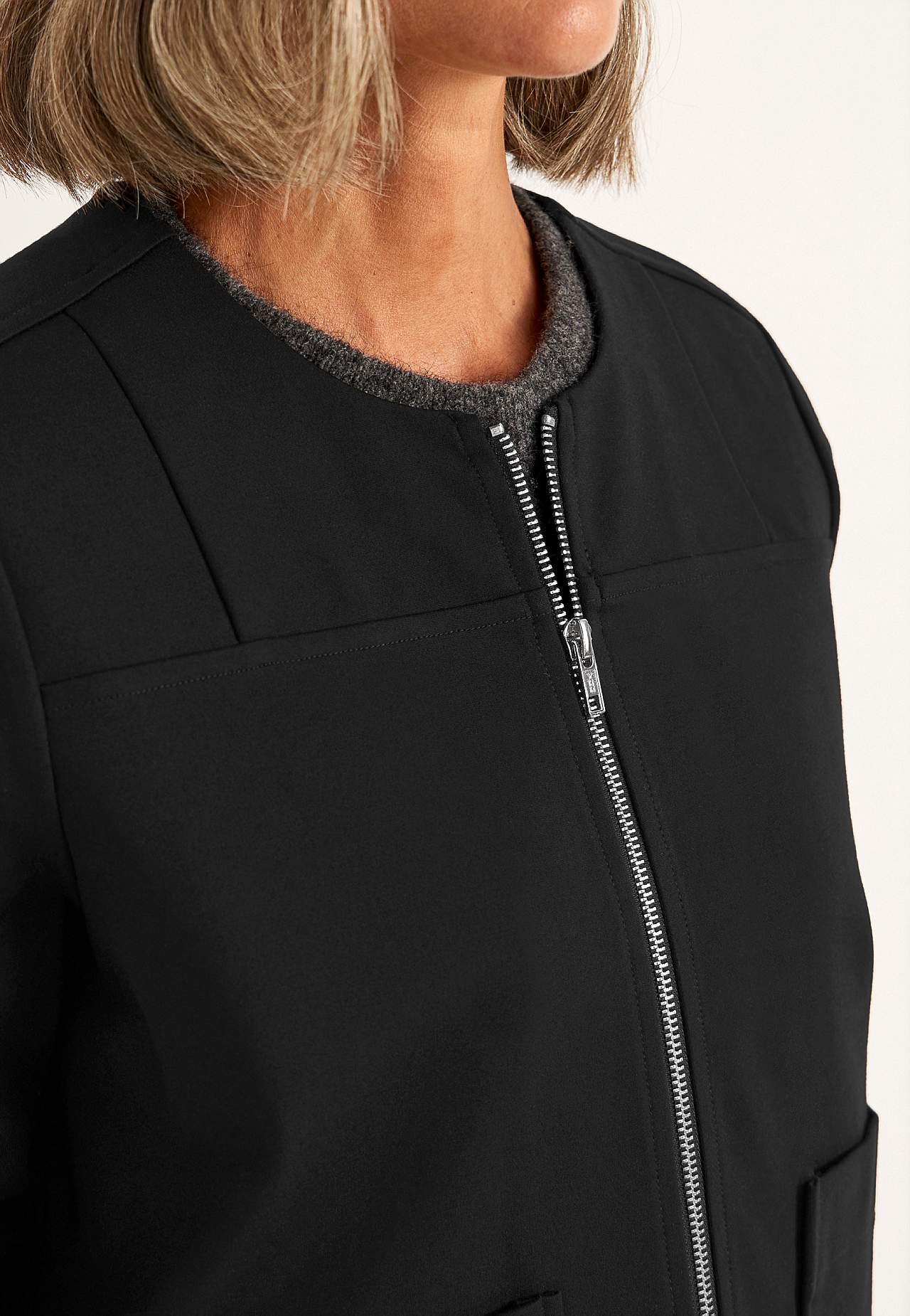 Jacke Premium aus Romanit-Jersey