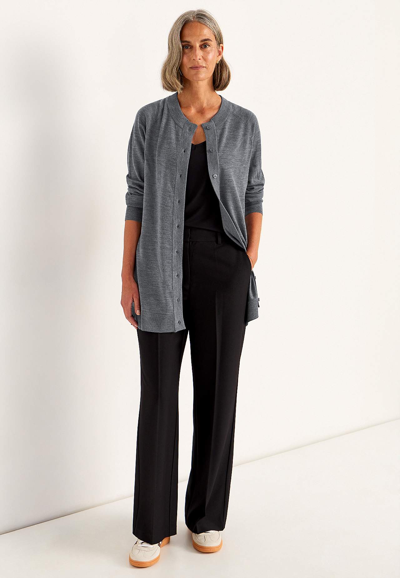 Cardigan Premium aus Merinowolle