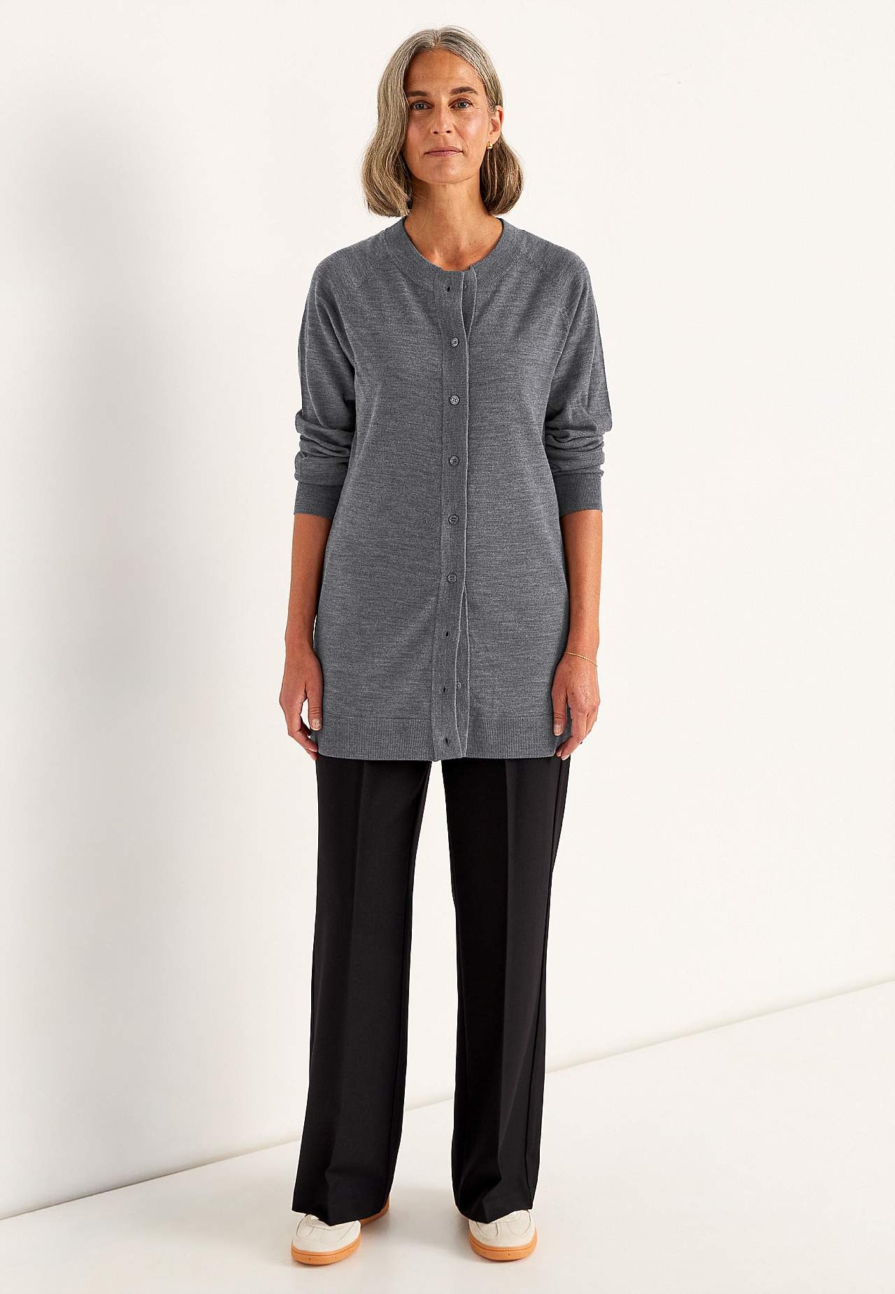 Cardigan Premium aus Merinowolle