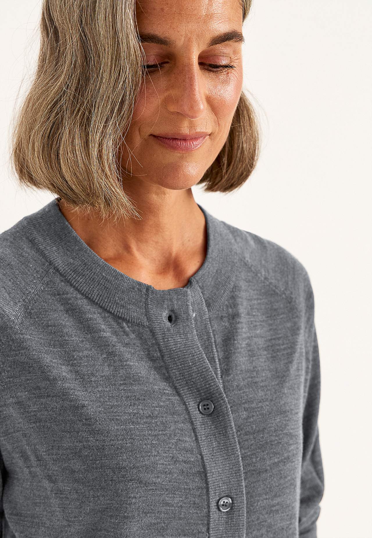Cardigan Premium aus Merinowolle